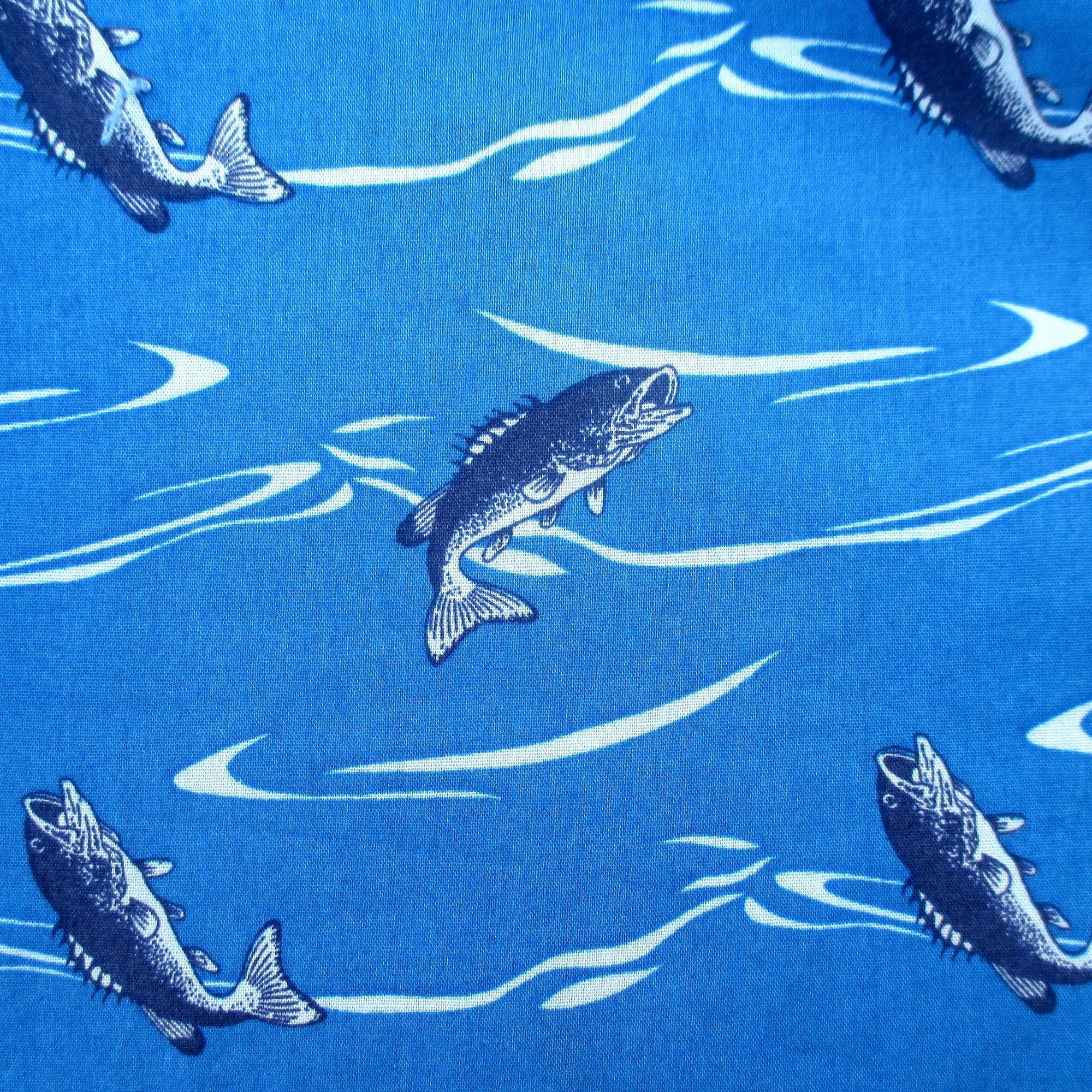 Gifts for Outdoorsy Men. Rock Atoll Sleepwear. Fish Patterned Cotton Boxer Shorts