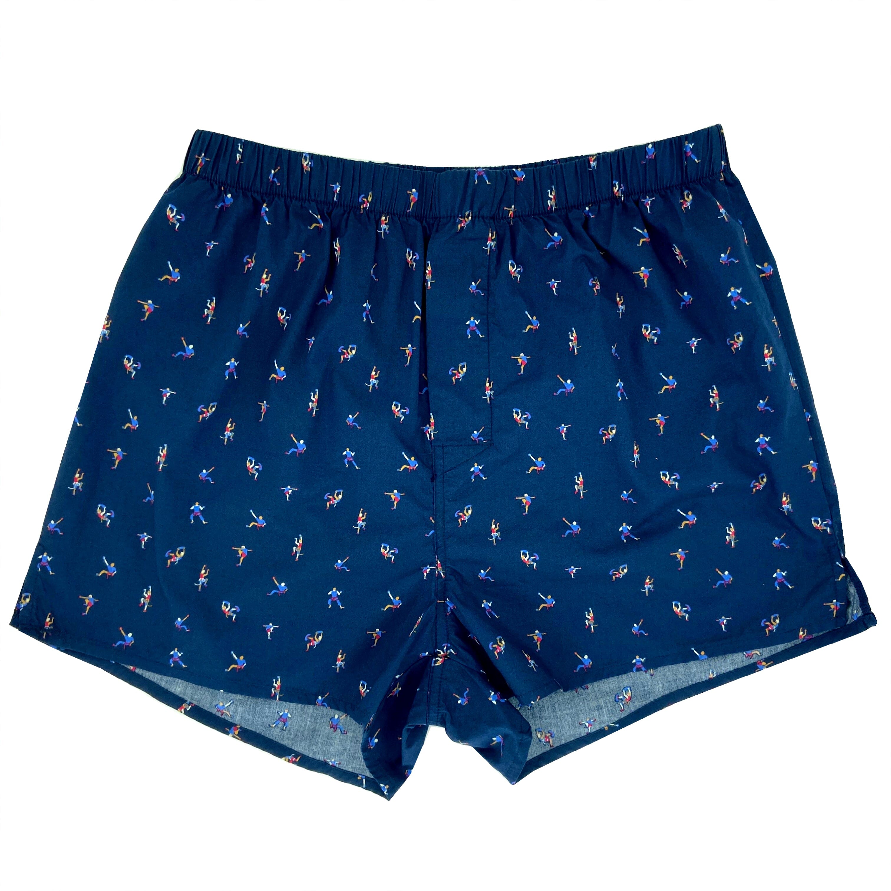 Men's Mountaineer Rock Climber Novelty Print Boxer Shorts Underwear