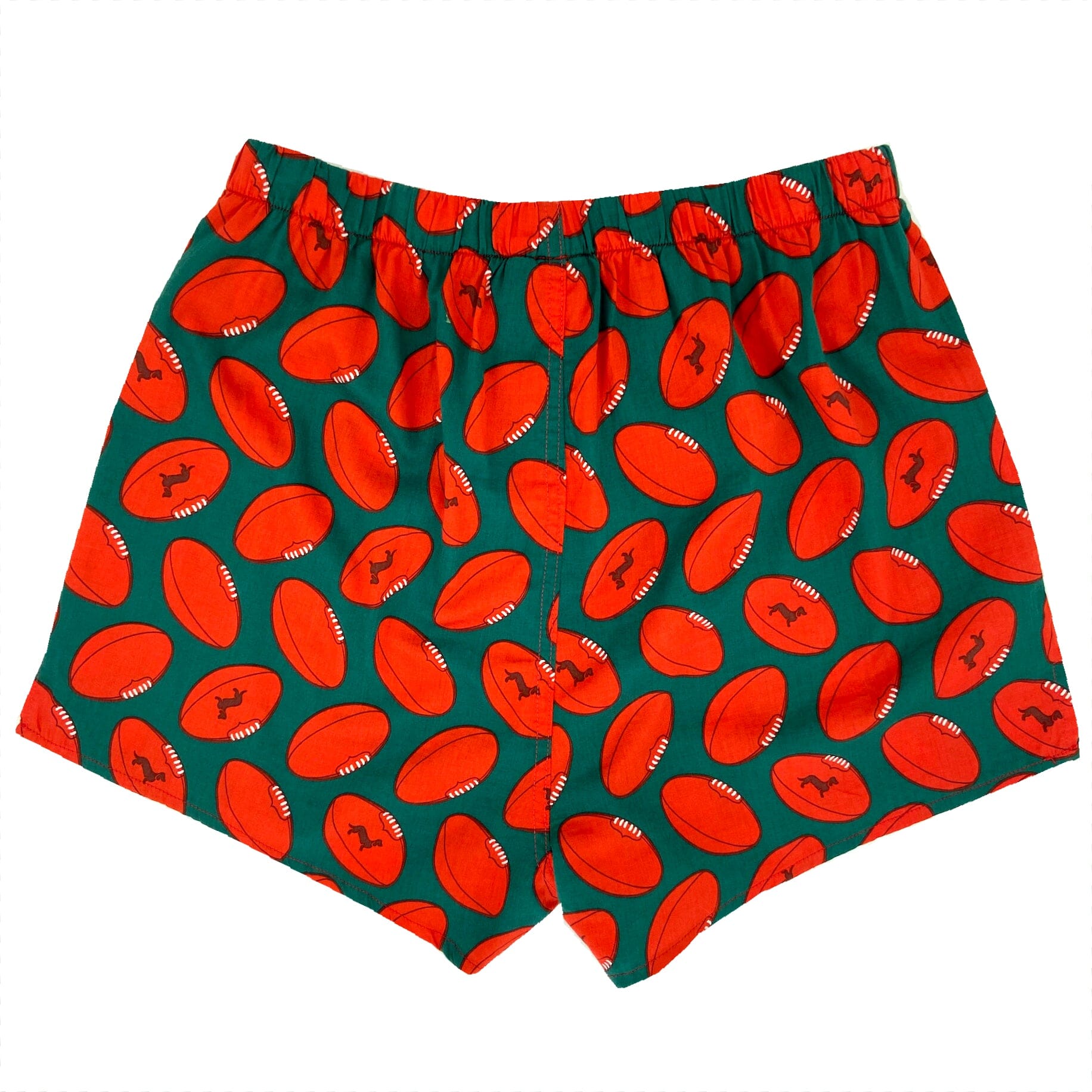 Men's Sport Themed Football Patterned Cotton Boxer Shorts Underwear