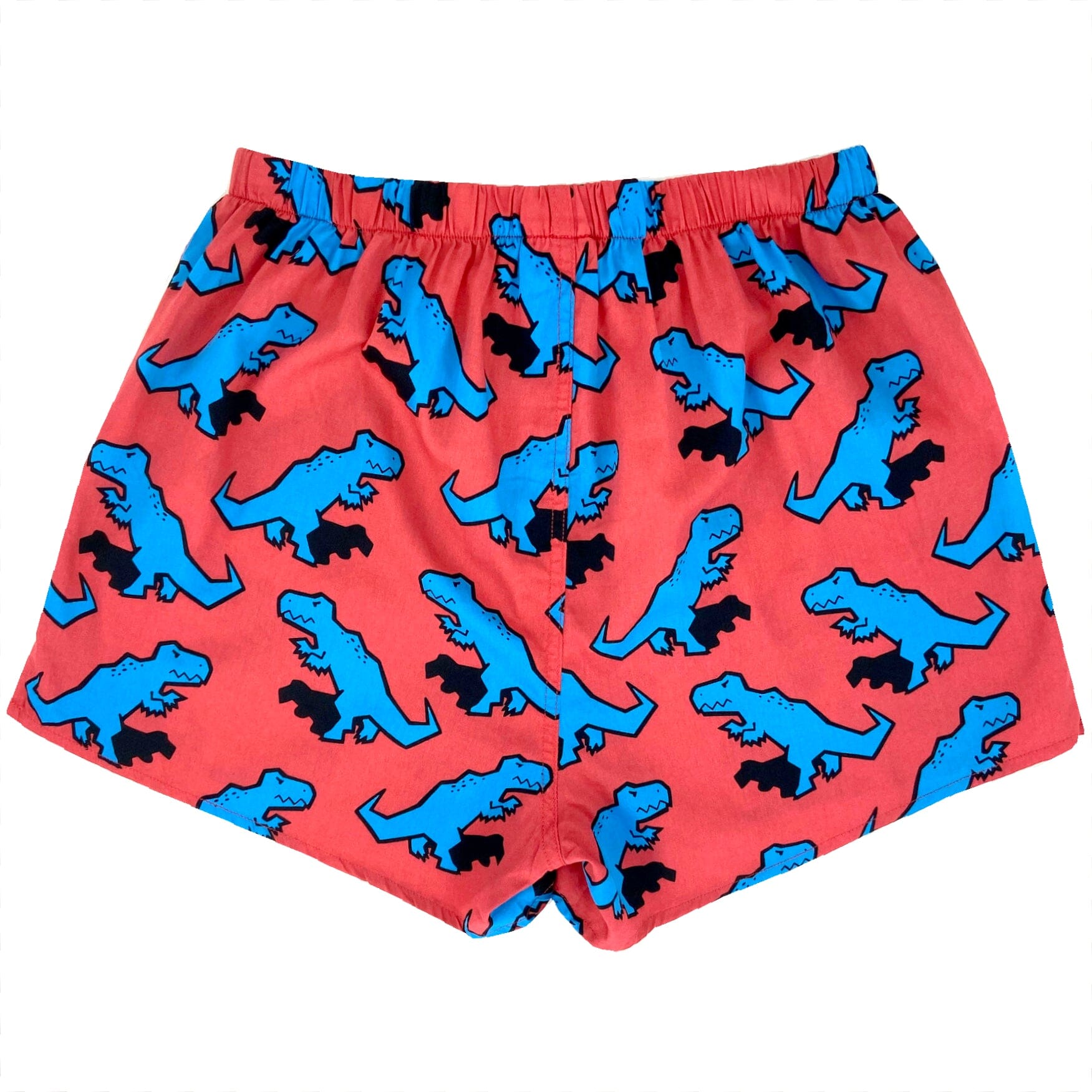 Men's Fun T-Rex Dinosaur Patterned Soft Cotton Boxer Shorts Underwear