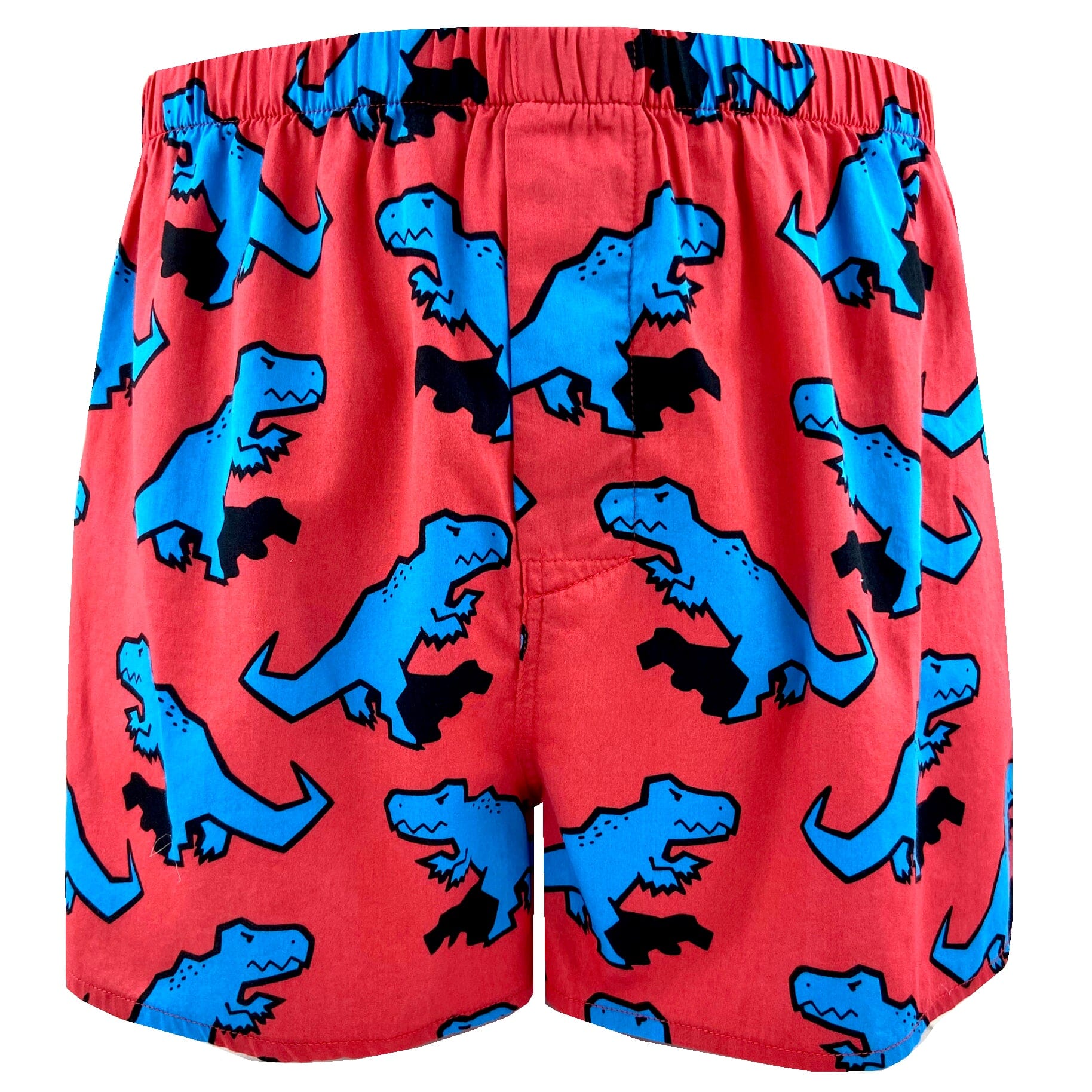 Men's Fun T-Rex Dinosaur Patterned Soft Cotton Boxer Shorts Underwear