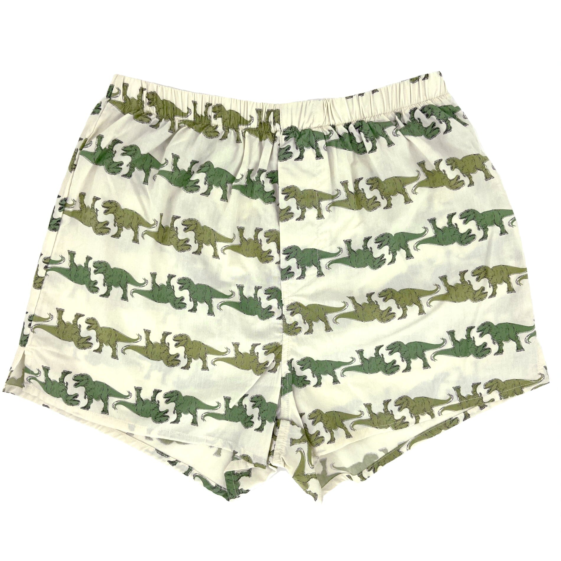 Men's T-Rex Dinosaur All-Over-Print Cotton Boxer Shorts Underwear