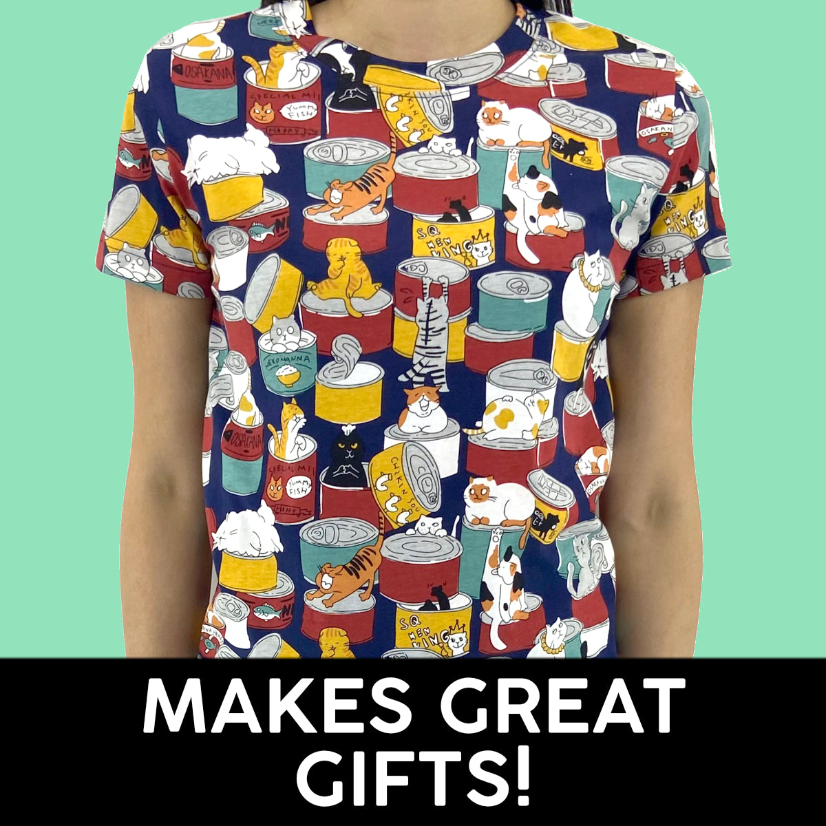 Women love cute & practical gifts. So why not get them THE comfiest graphic tee that'll let her move around with ease AND look great, no matter what she enjoys doing.