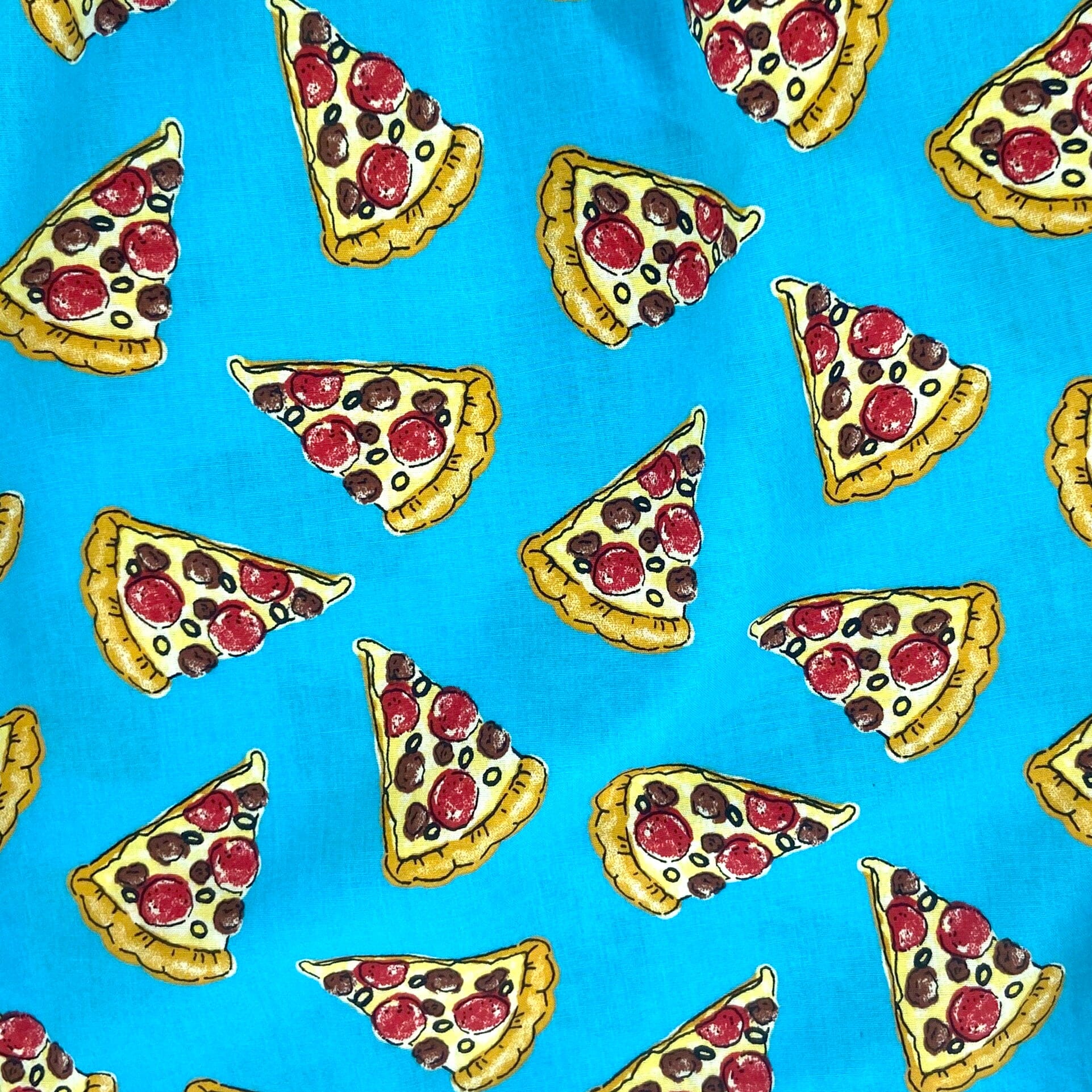 Buy Men's Cheesy Pepperoni Pizza Patterned Cotton Boxer Shorts Online