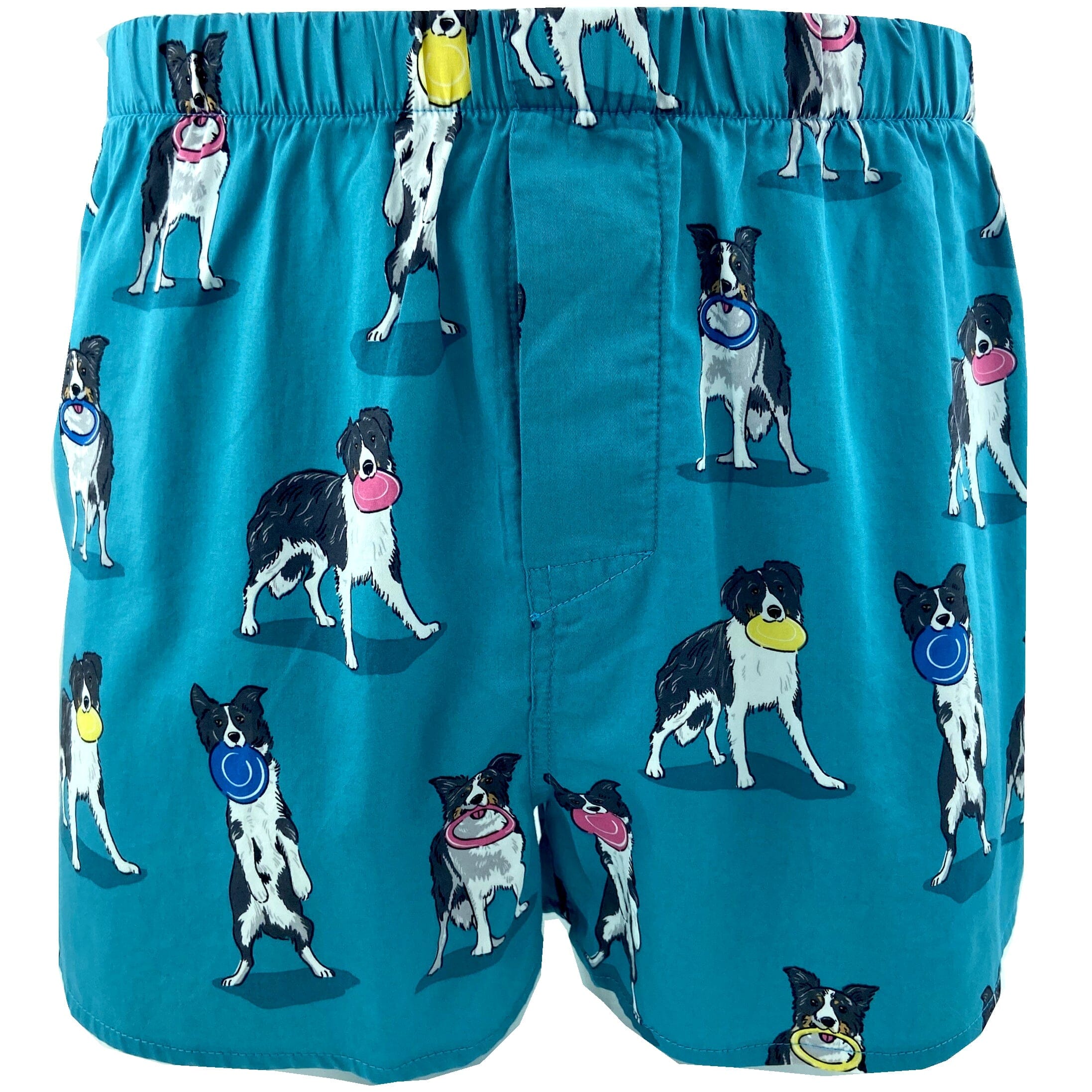 Men's Pet Themed Border Collie Puppy Patterned Dog Lover Boxer Shorts