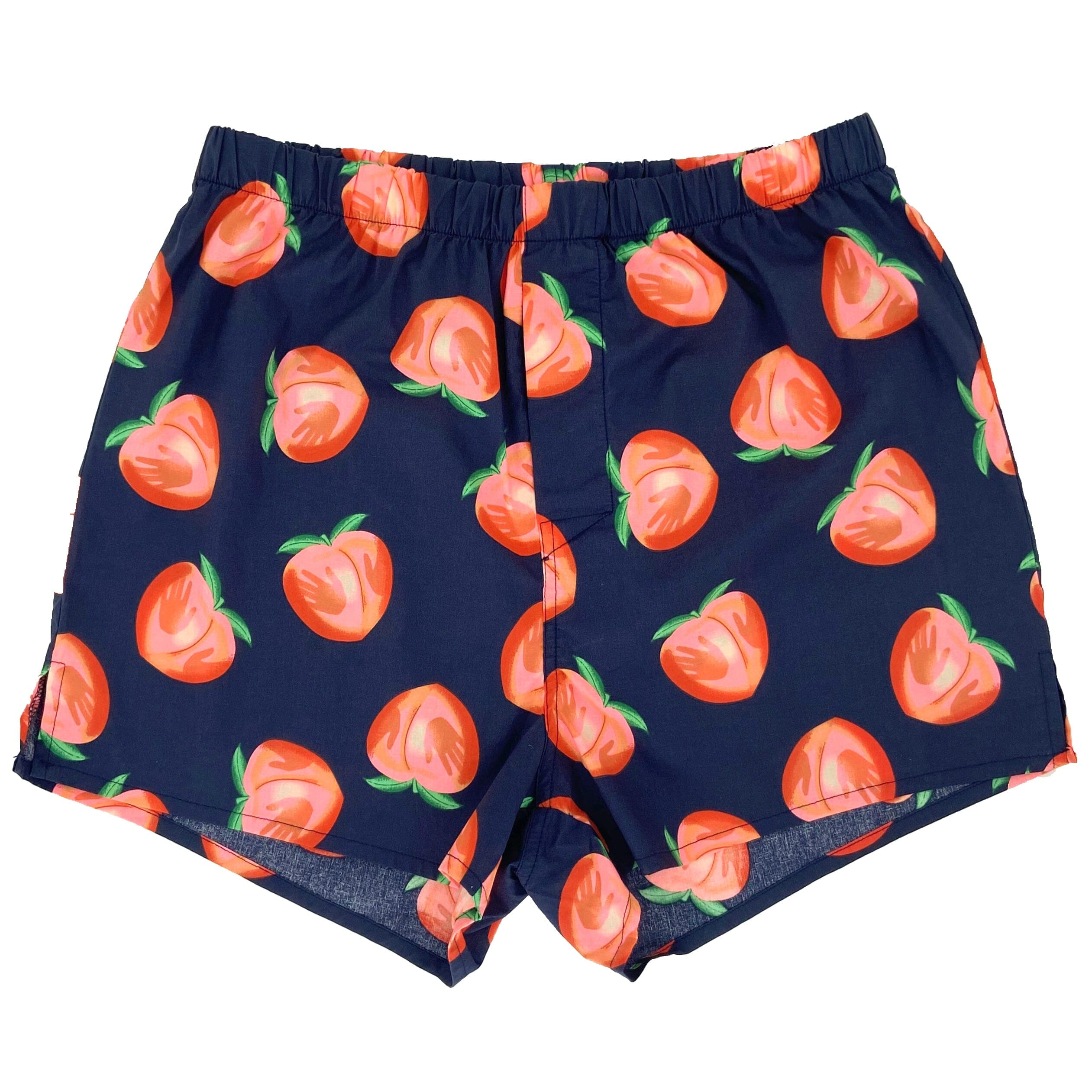 Men's Fruity Naughty Peach Bum Patterned Boxer Shorts Underwear