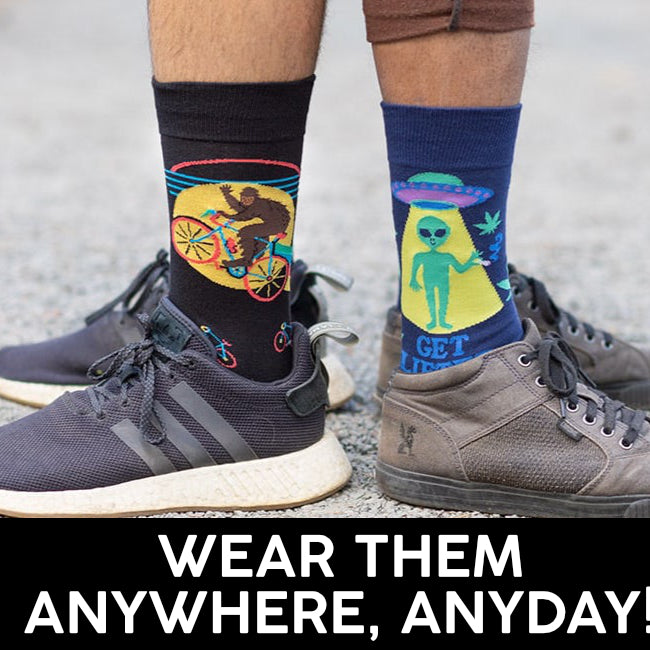 If you’re shopping for the sock lover in your life, you’ll definitely find the perfect gift here! We have everything from classic tropical fruit print socks, to golf inspired socks for the sporty guy or girl in your life. Is he/she an animal lover?