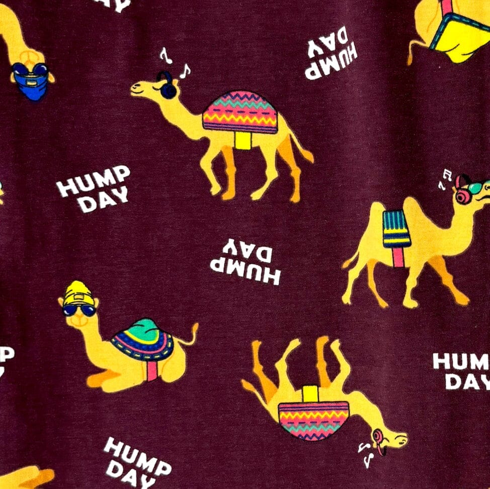Men's Funny Hump Day Camel Novelty Print Cotton Pajama PJ Pant Bottoms