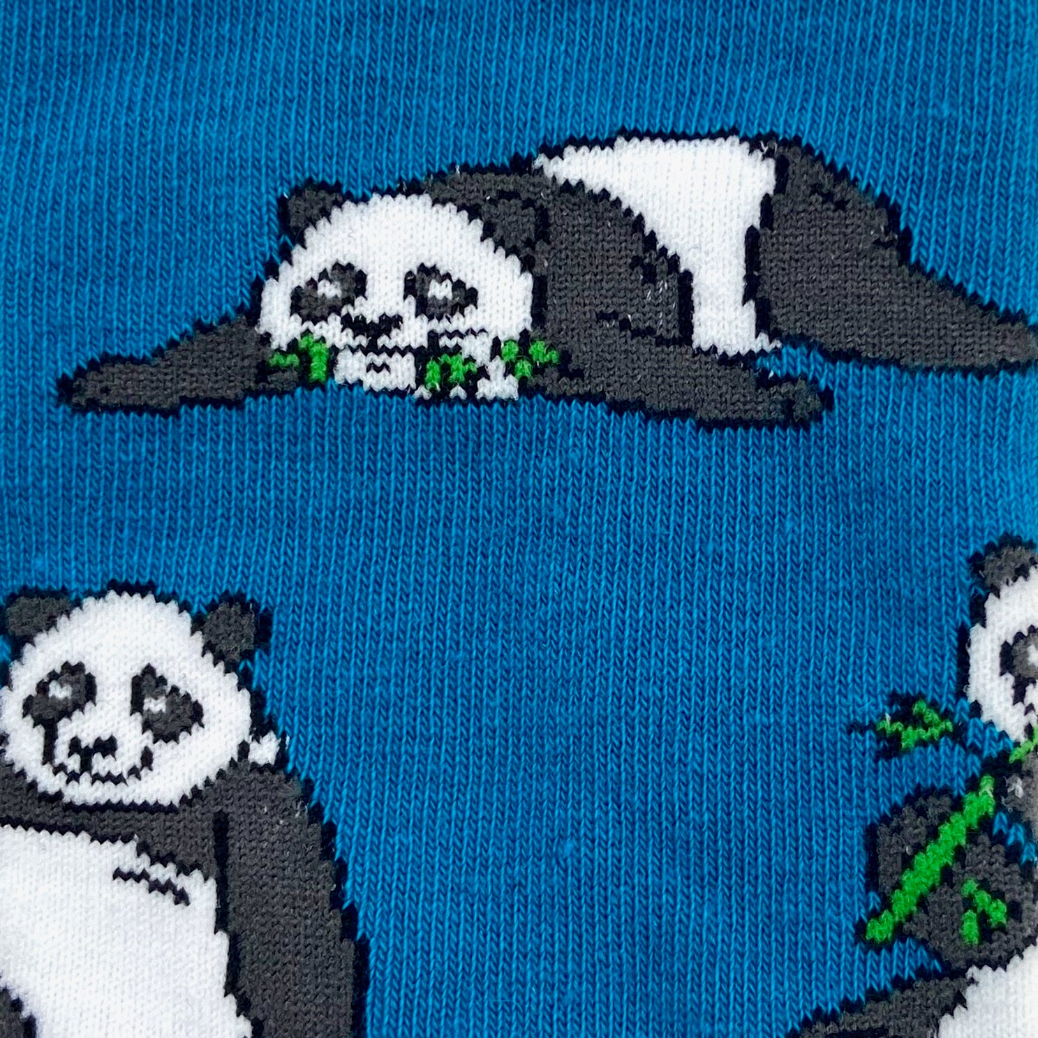 Unisex Lazy Days Panda Bear Patterned Long Novelty Crew Dress Socks