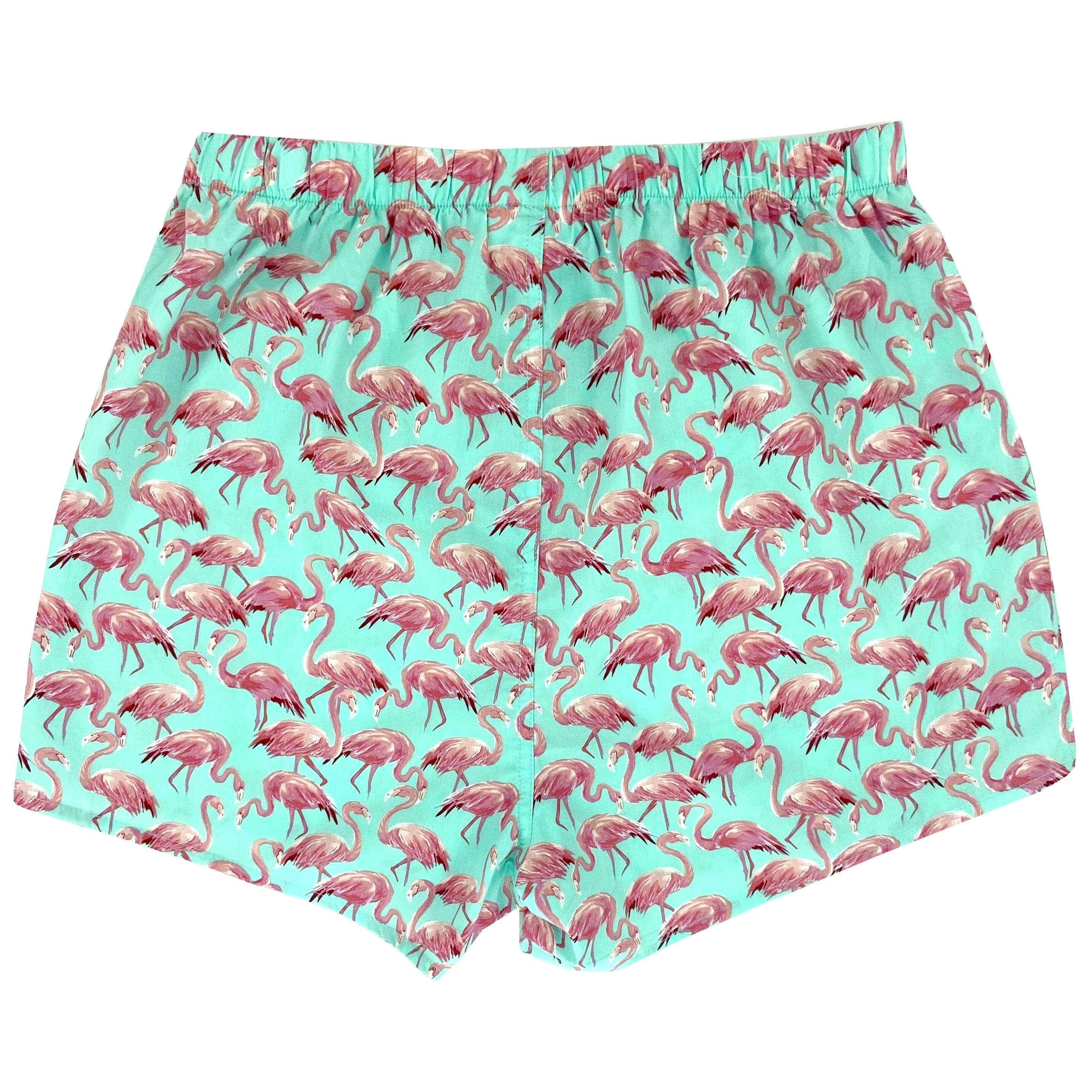 Men's Cotton Boxer Shorts with Limited Edition Flamingo All Over Print