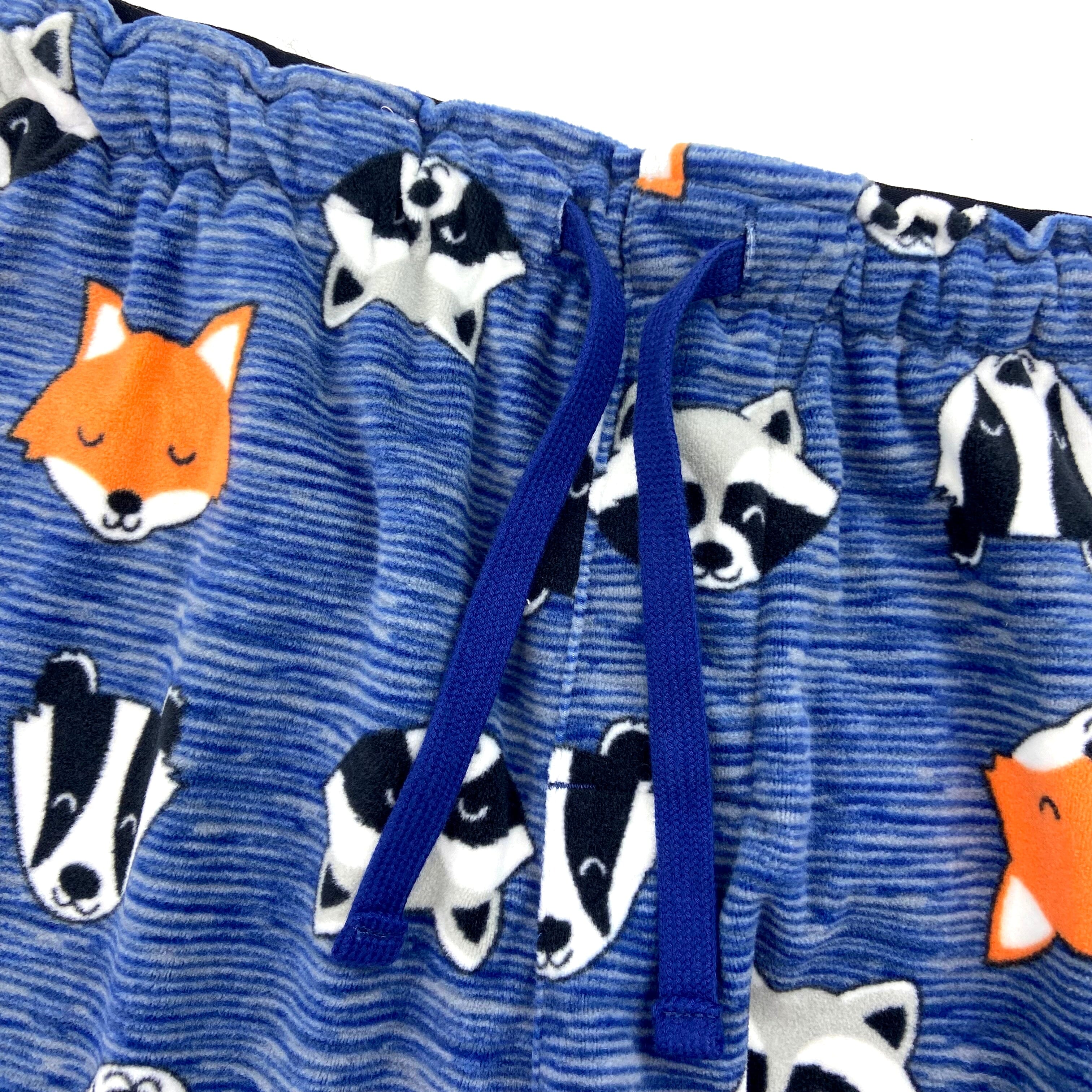 Fox & Racoon Print Pajama Pants For Men. Buy Fox Lounge Pants Online