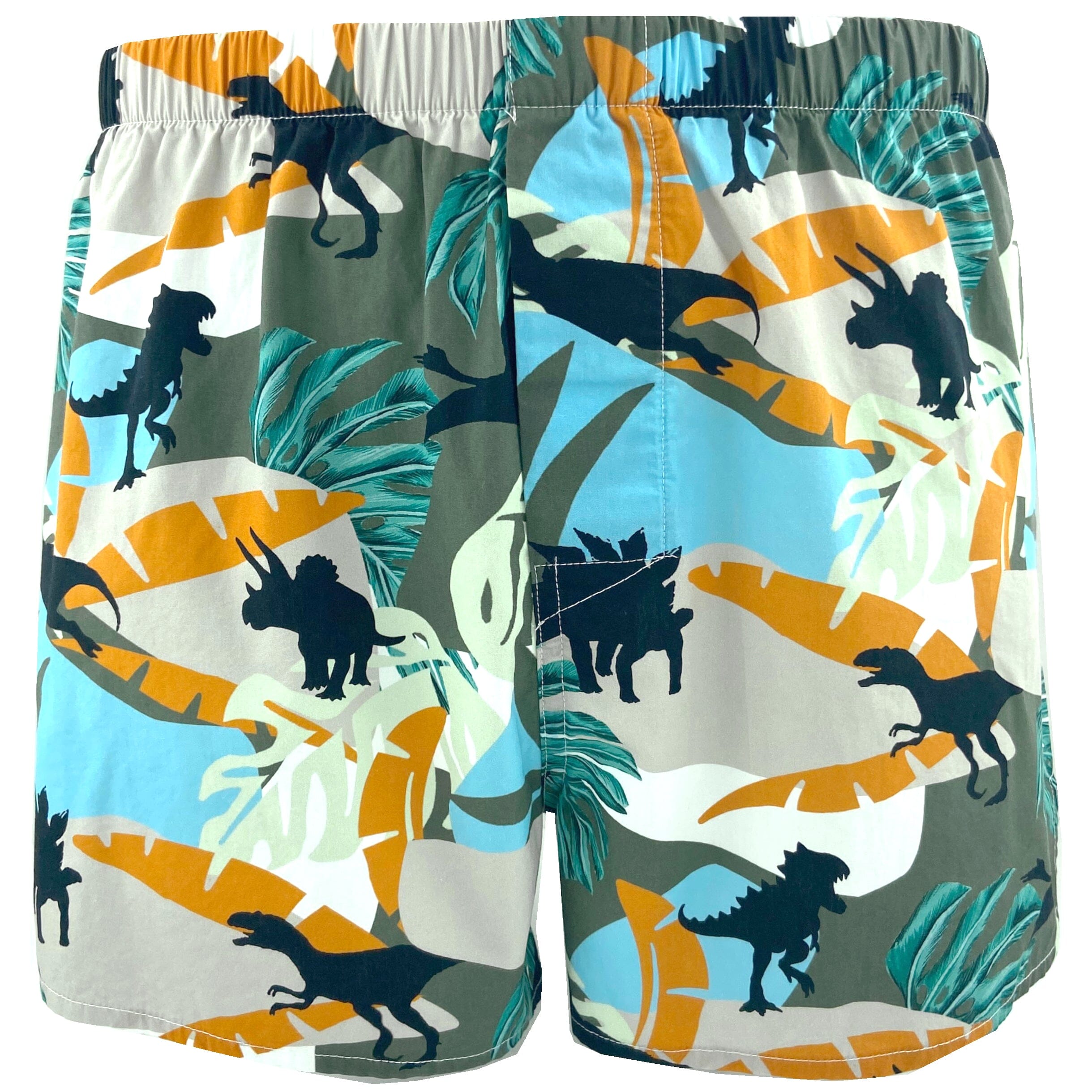 ROCK ATOLL Men's Soft Stretch Knit Relaxed Fit Print Cotton Boxer Pajama  Shorts (Small, Blue Chameleons) at  Men's Clothing store