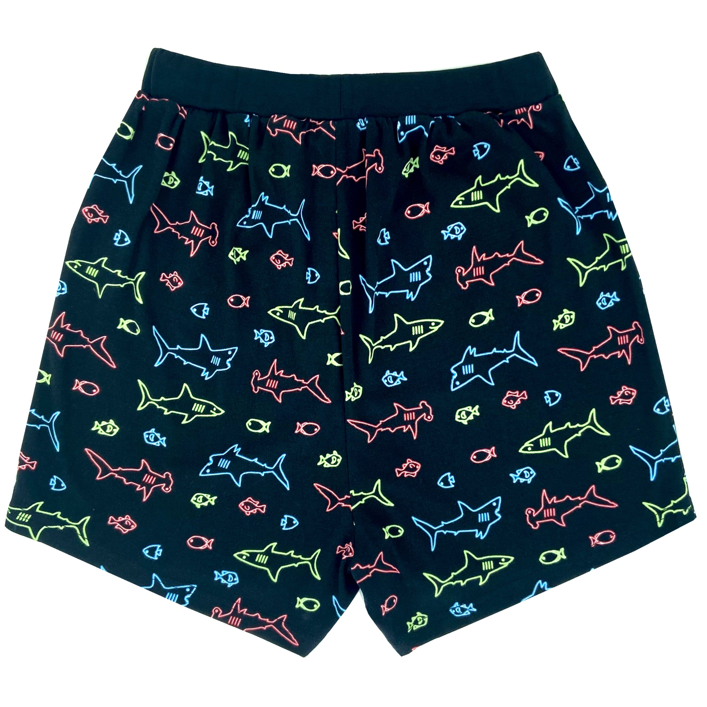 Neon Shark Boxers For Men. Buy Men's Shark Boxer Shorts Here