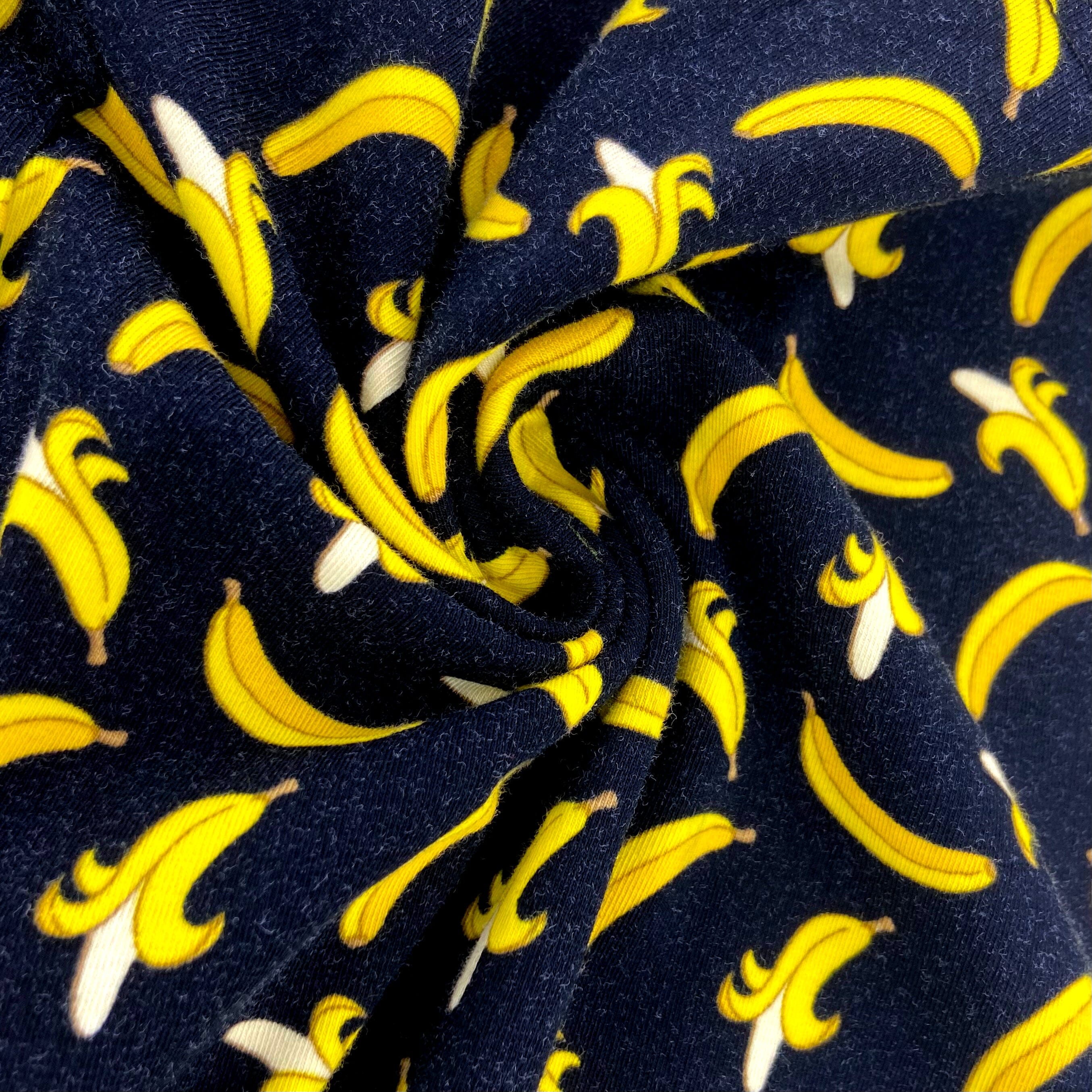 Men's Banana Peel All Over Print Soft Cotton Knit Pajama Short Bottoms