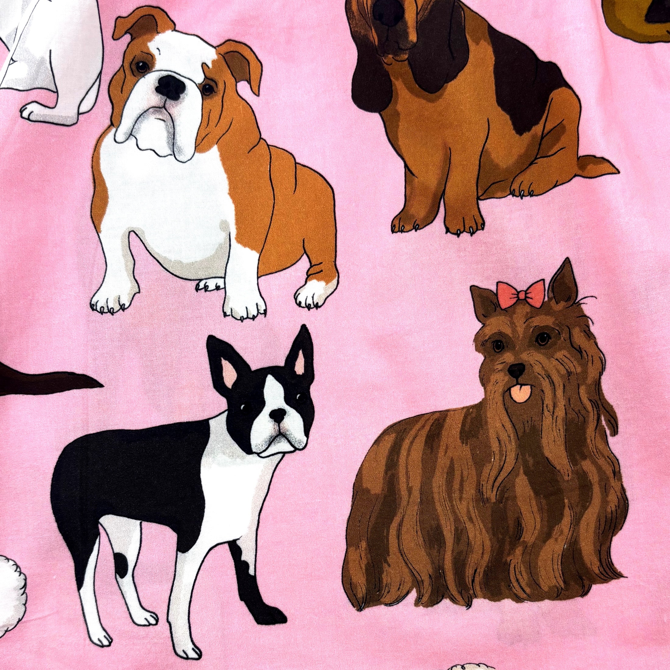 Men's Light Pink Dog Show Themed Dog Breed Patterned Boxer Shorts