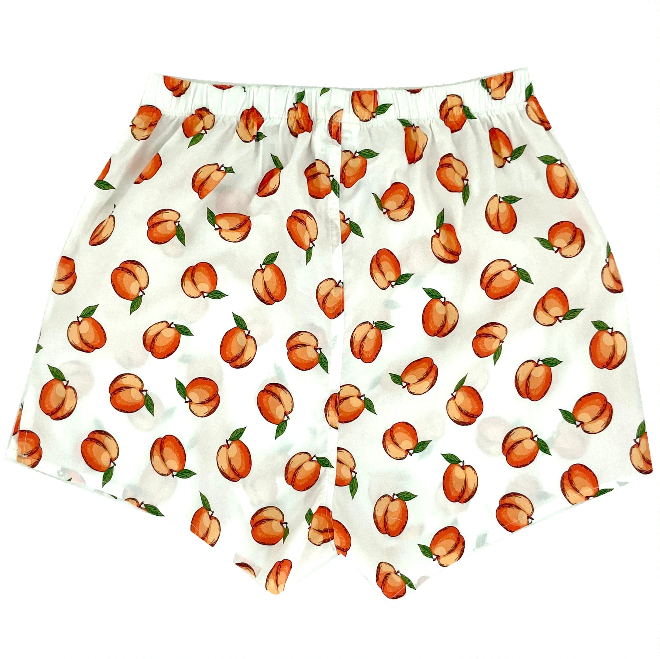 Funny Men's Tropical Fruits Juicy Peach All Over Print Boxer Shorts