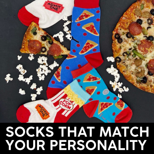 If you're looking for unique and unusual novelty socks, you've come to the right place! Here at Rock Atoll, we’ve got funny dress socks for men, silly crew socks for lounging at home in, and crazy socks for women.
