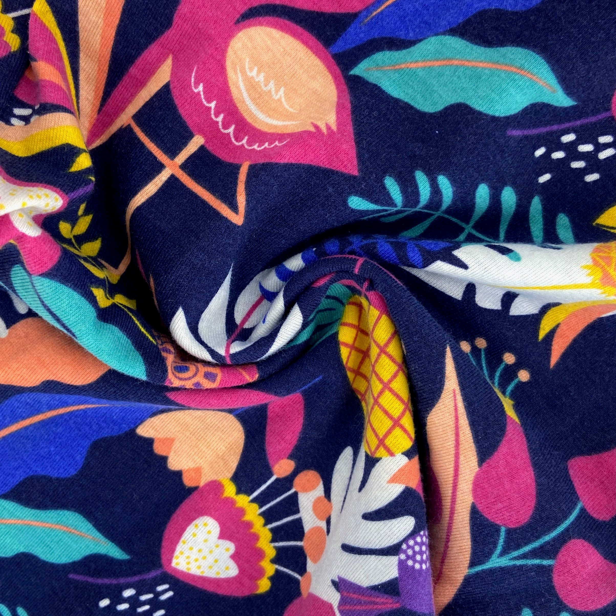 Women's Colorful Tropical Birds Parrot Floral Patterned Lounge Pants
