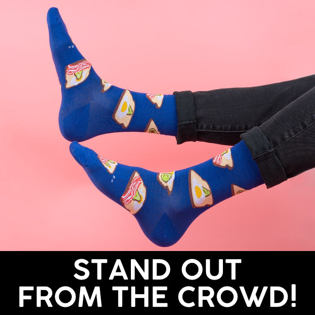 Novelty Socks for Men. Dress socks in Funky Patterns. Great Gifts for Sock Lovers. Buy Themed Crew Socks Here