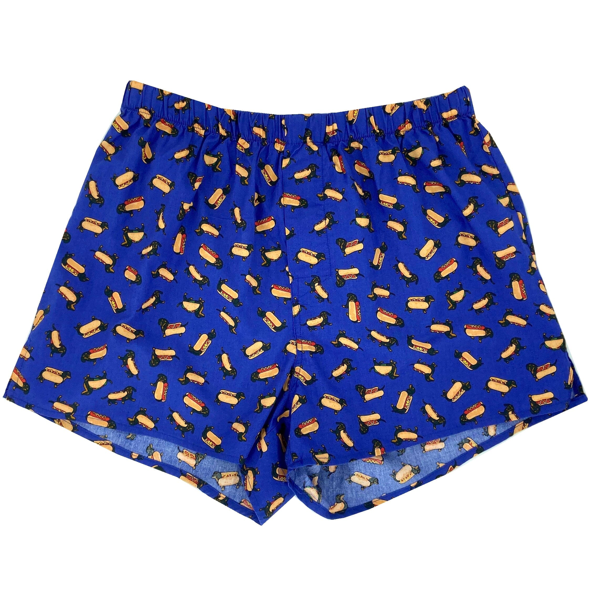 Fun Dachshund Dressed Up As Weiner Hotdogs All Over Print Boxer Shorts