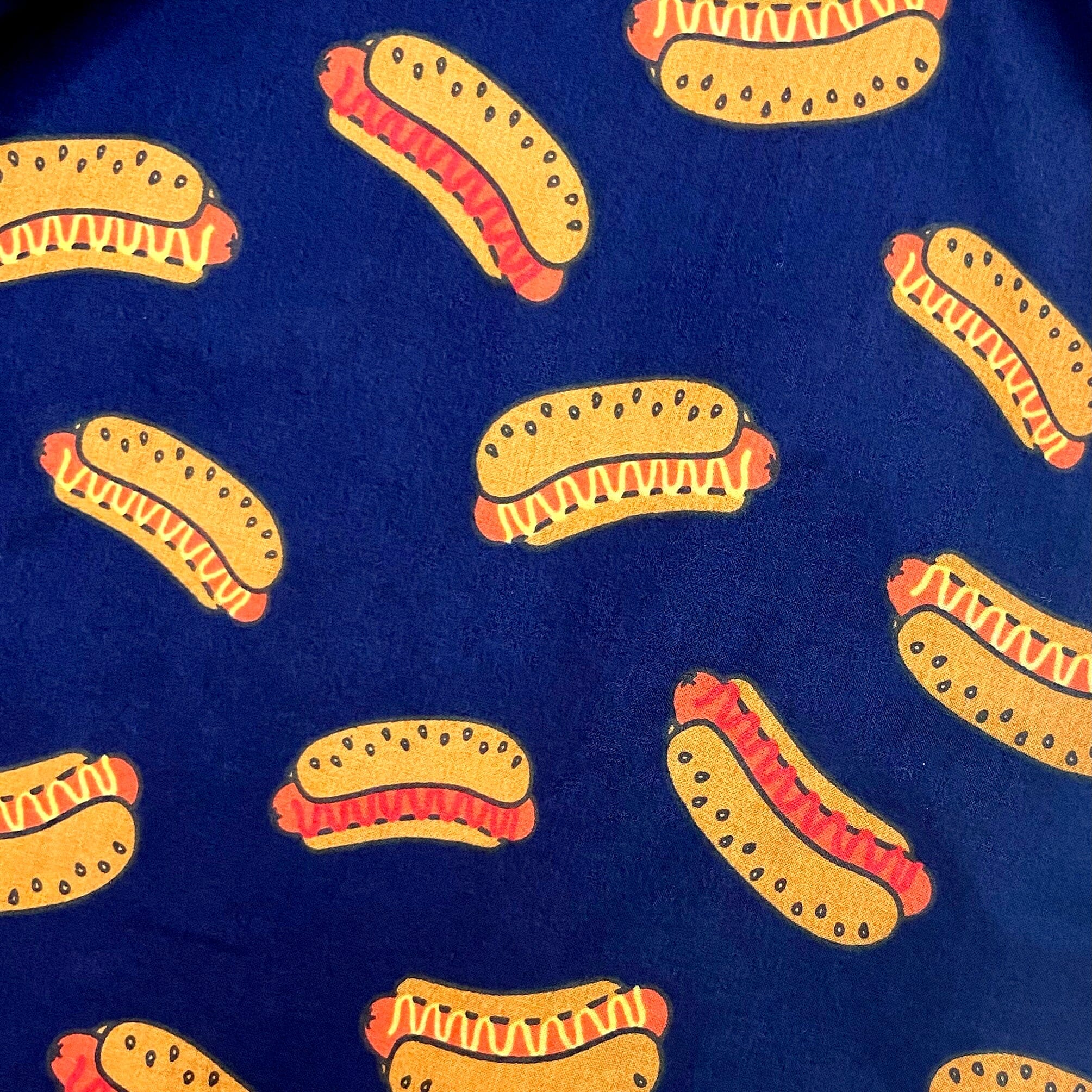 Buy Men's Foodie Themed Hotdog Buns All Over Print Cotton Boxer Shorts