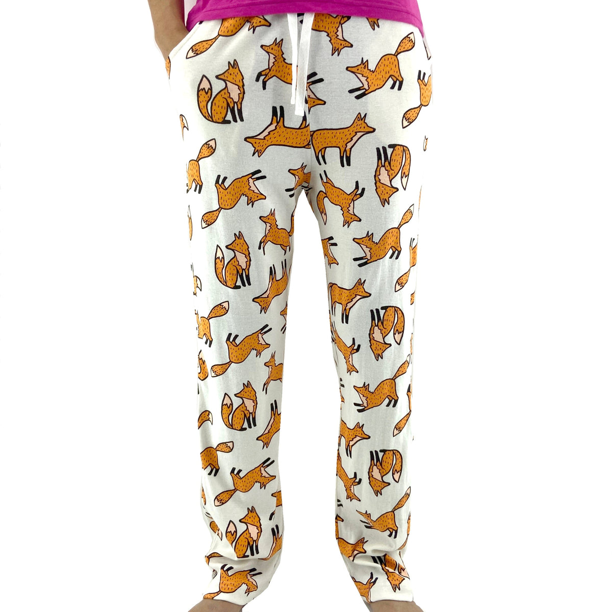 Pjs Women's Sleep Leggings Purple Fox Pajama Pants For New