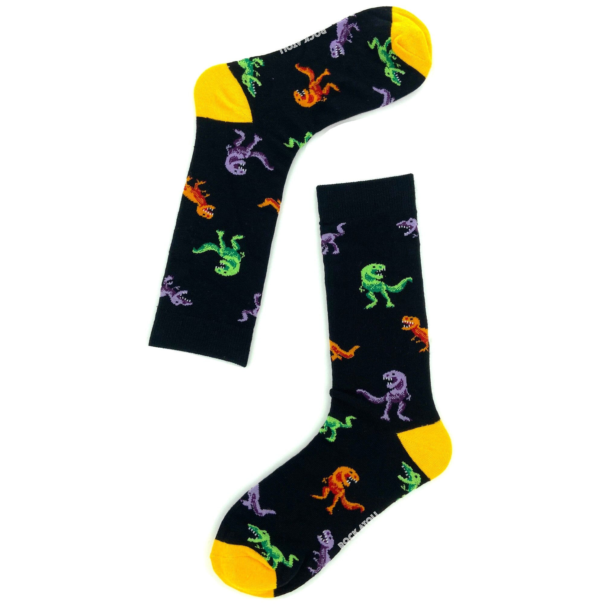 Fun Classy Prehistoric Tyrannosaurus T-Rex Pattern Long Novelty Socks
