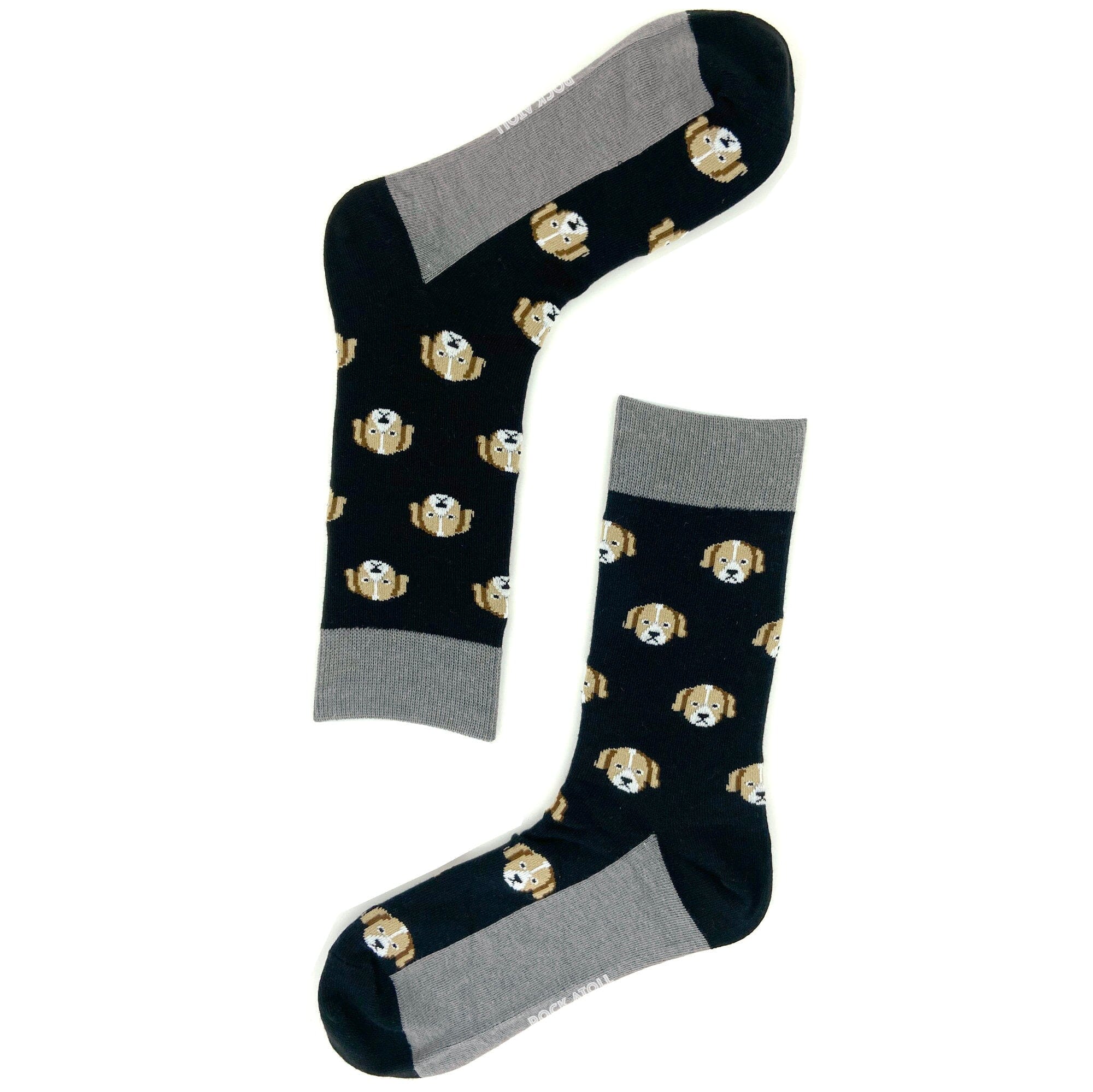 Dog Lover Adorable Beagle Puppies Patterned Comfy Cotton Novelty Socks