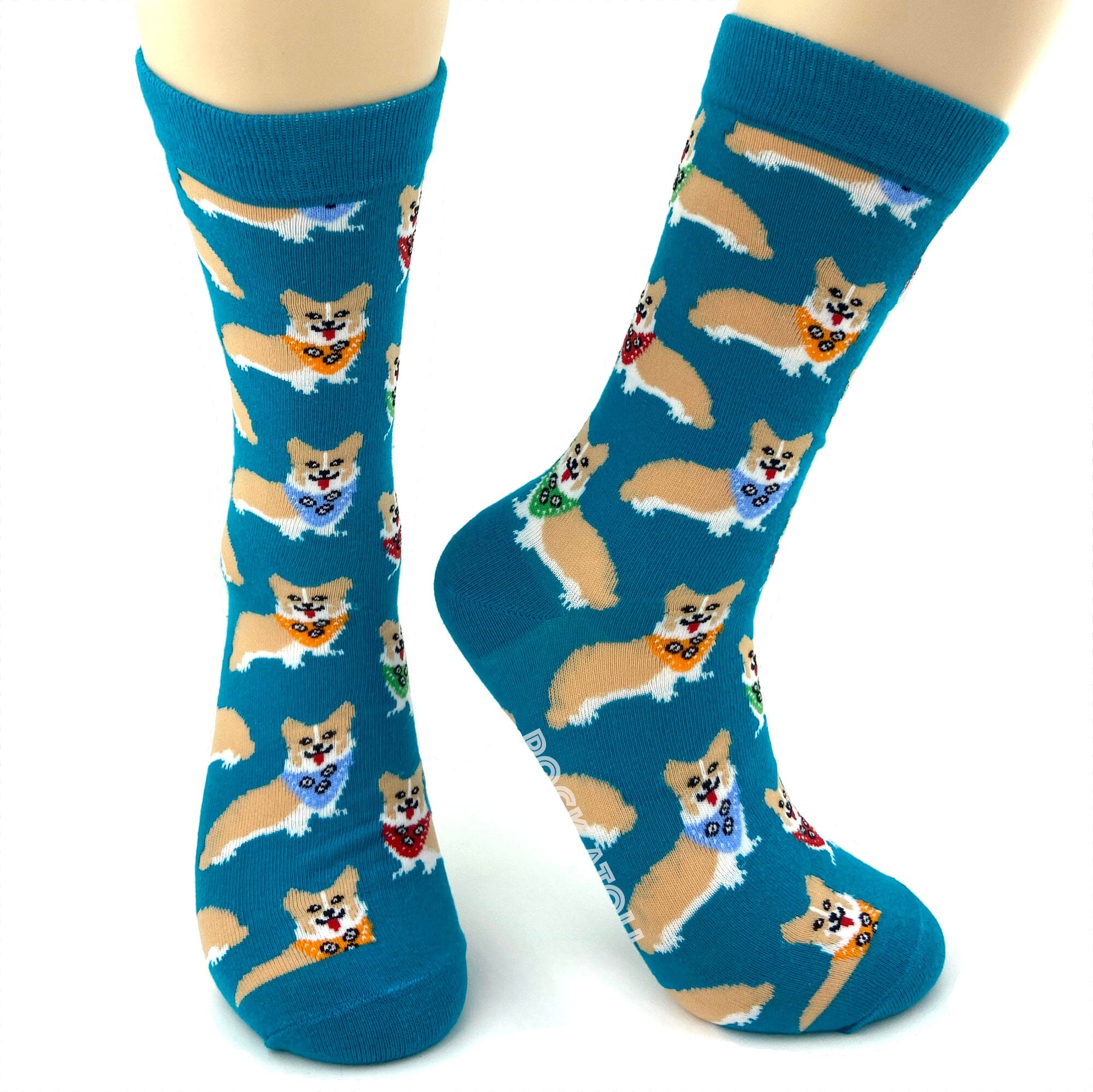 Dog Lovers Adorable Pembroke Corgi Puppy Patterned Comfy Novelty Socks