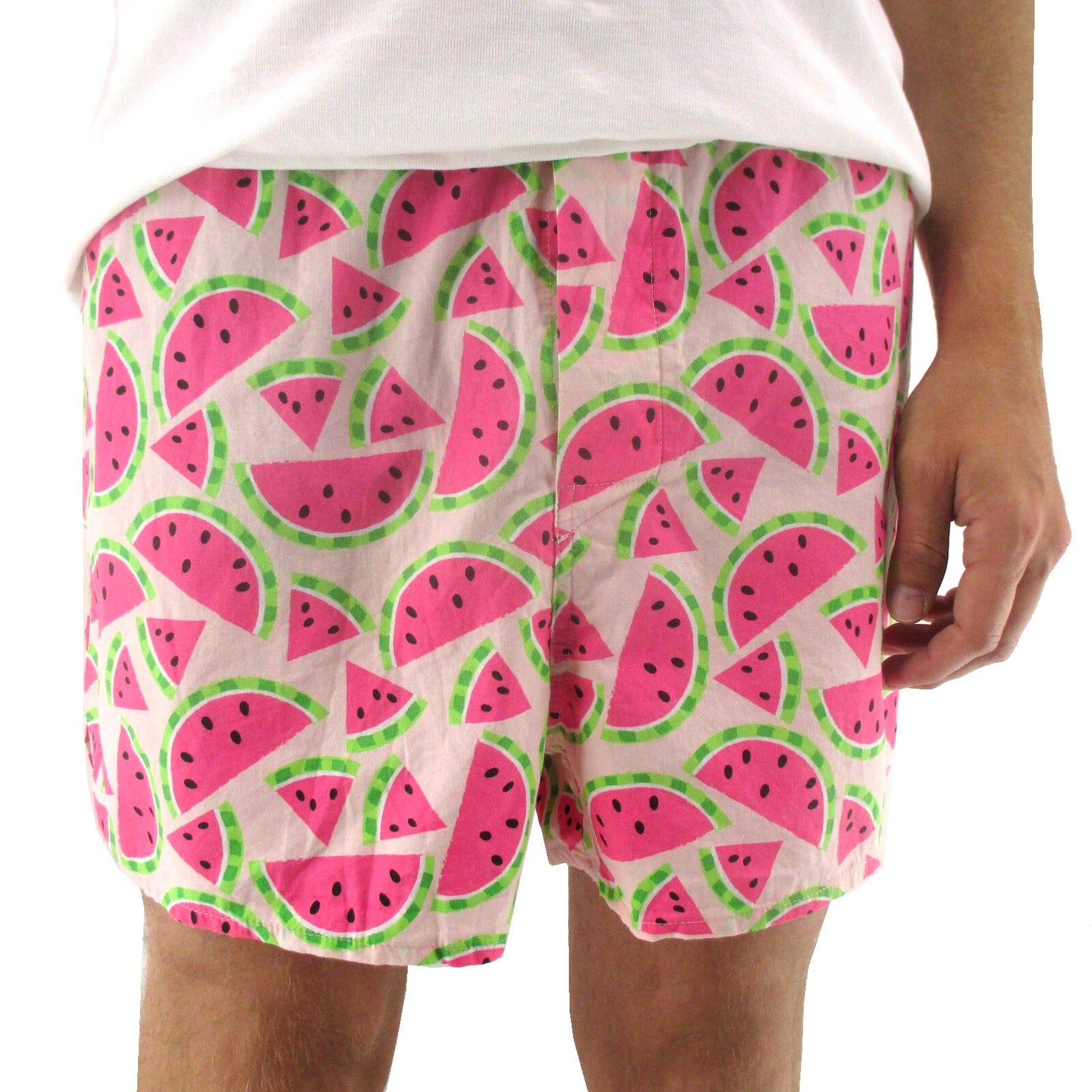 Men's Fun Tropical Fruity Watermelon Patterned Boxer Shorts Underwear