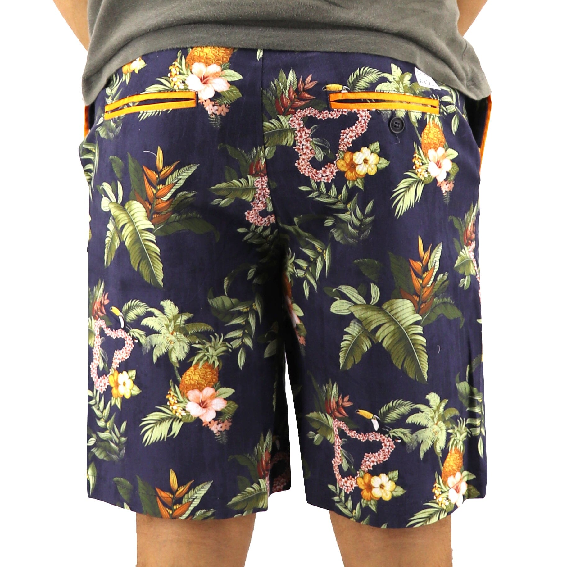 Island Shorts For Men. Men's Toucan Shorts. Mens Lei Shorts