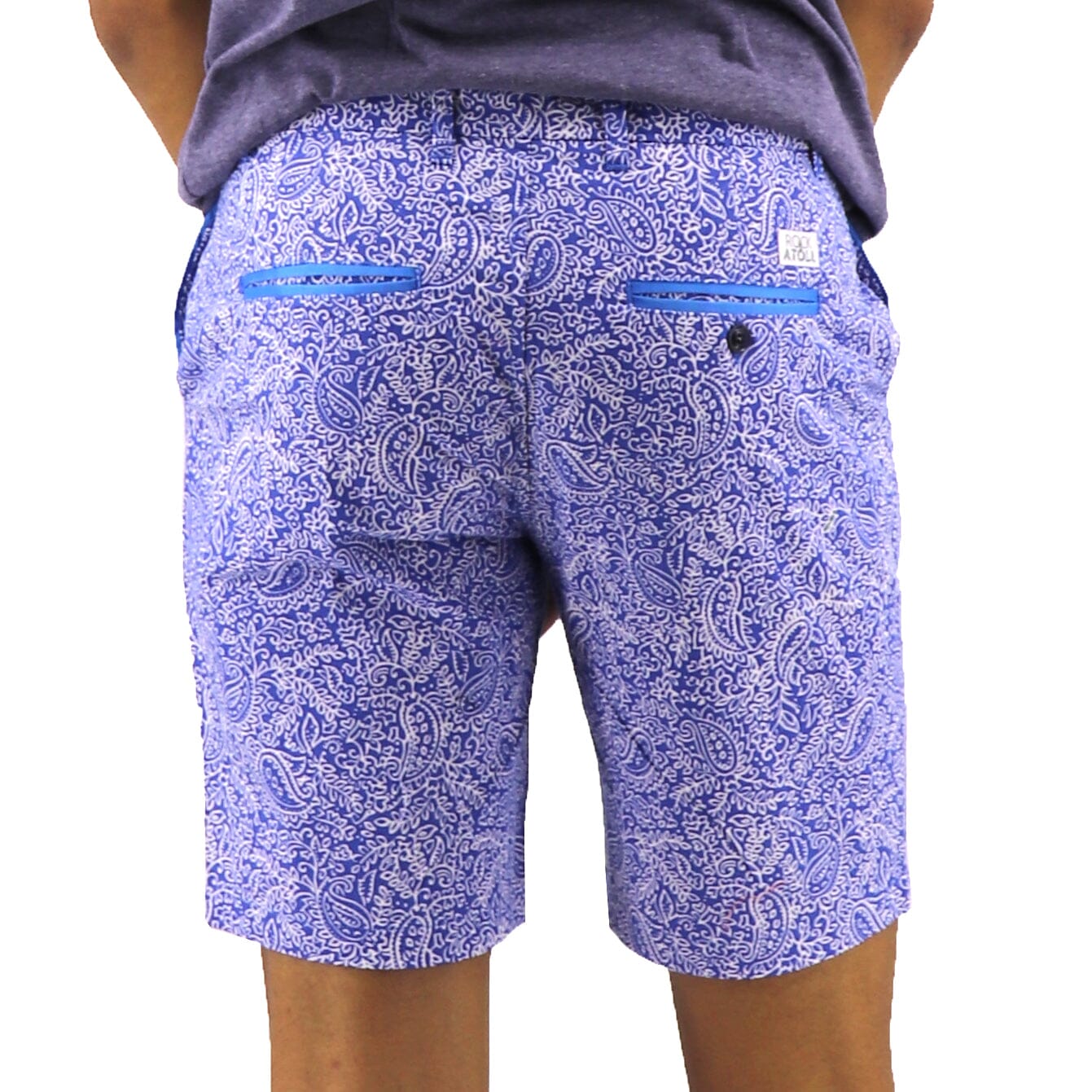 Paisley Shorts For Men. Buy Mens Blue Paisley Shorts Online