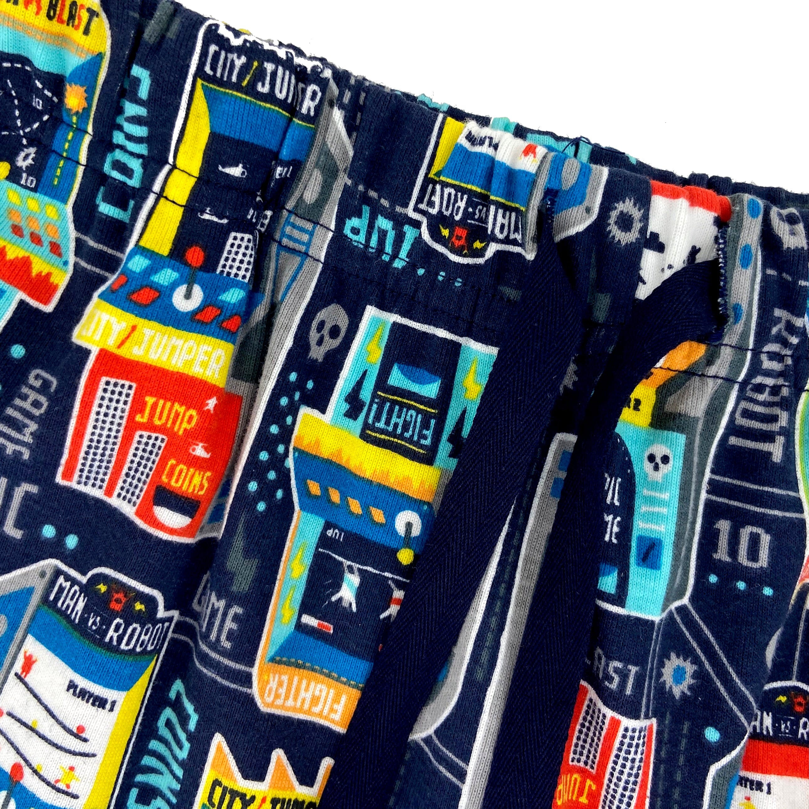 Men's Retro Arcade Machine Coin-Op Cabinet Print Pajama Lounge Pants