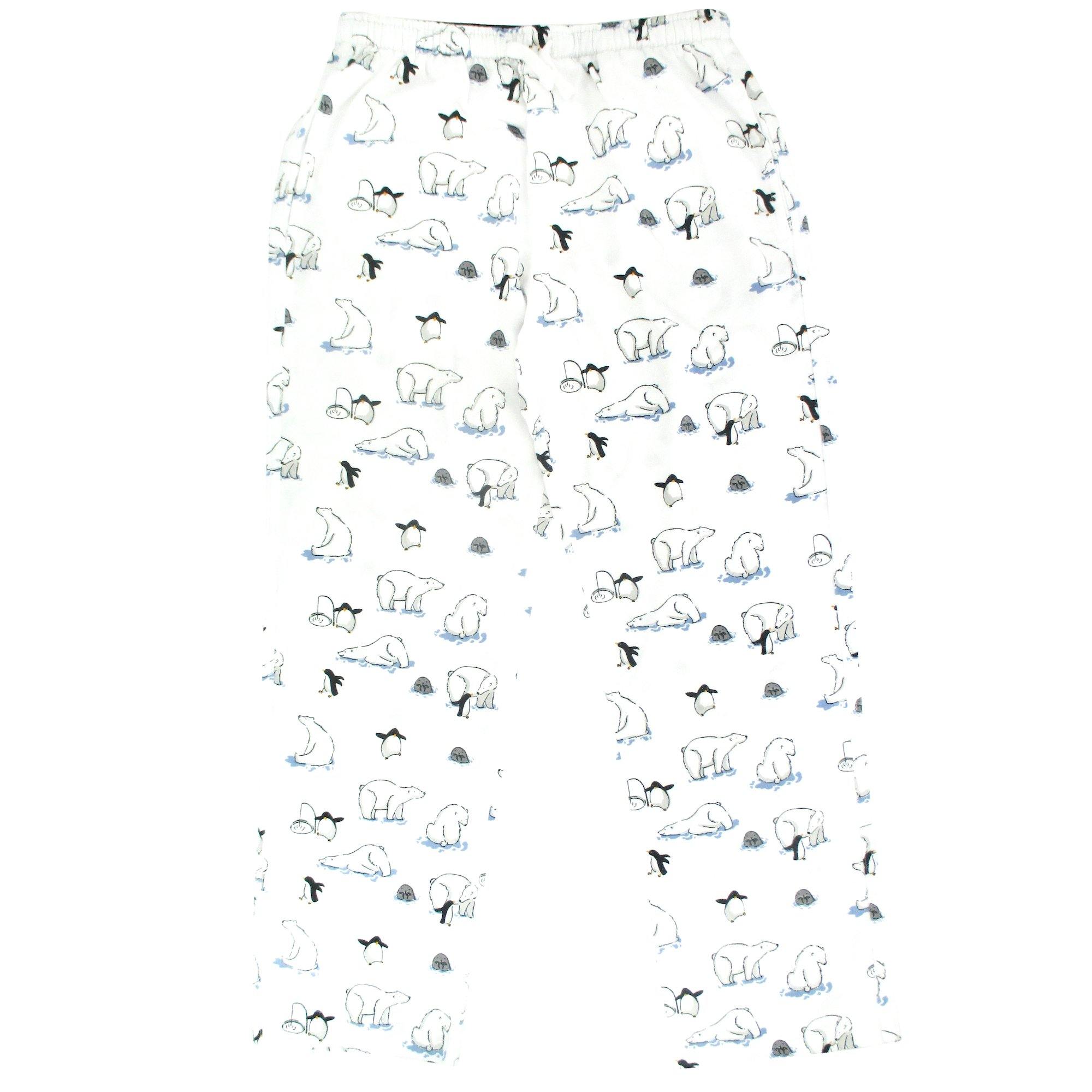 Rock Atoll Comfy Soft Pajama Pants for Men with Penguin Pattern