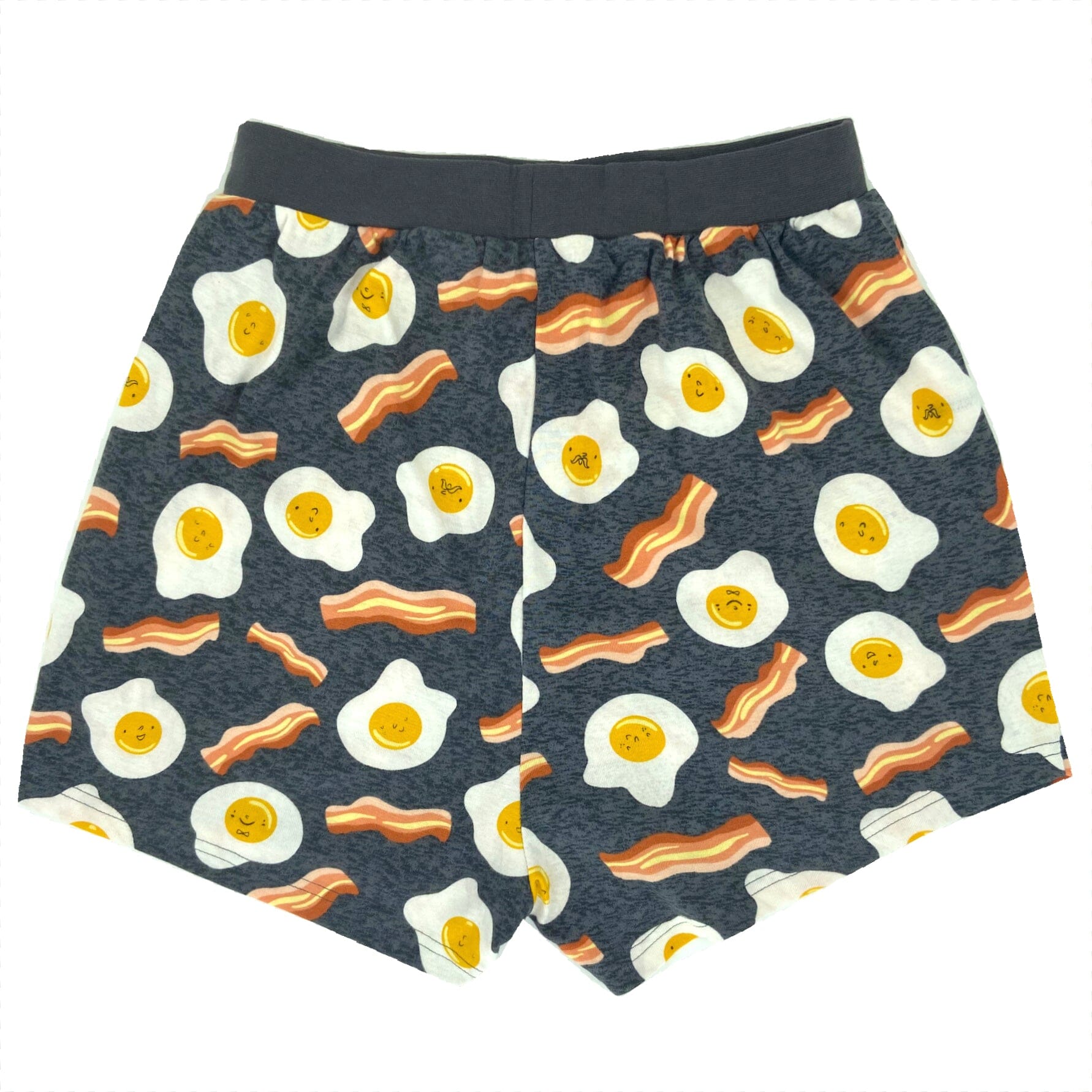 Bacon And Egg Sleep Pajama Shorts For Men. Buy Men's Breakfast Boxers