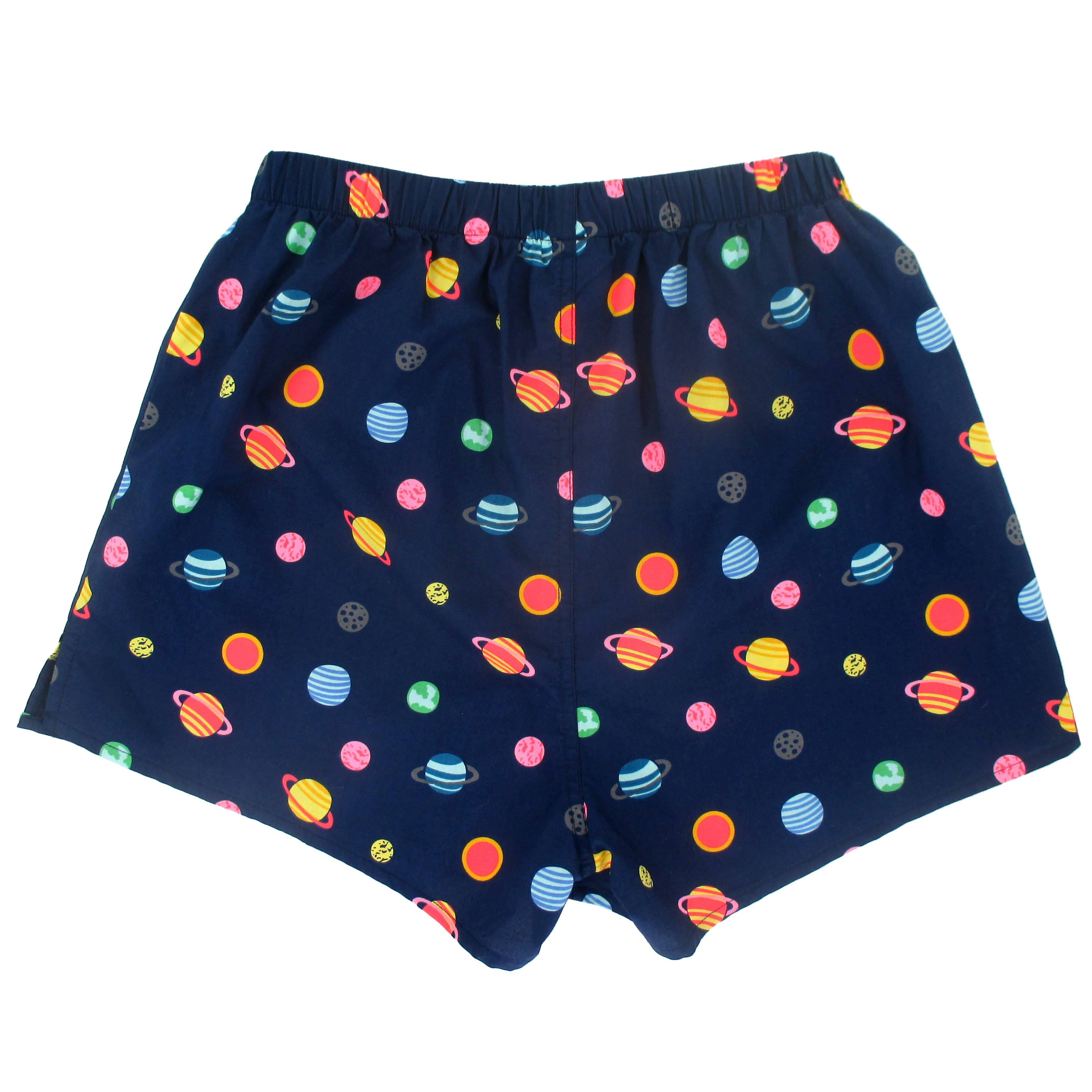 Universe Galaxy Print Boxers For Dudes. Buy Men's Outer Space Boxer Shorts