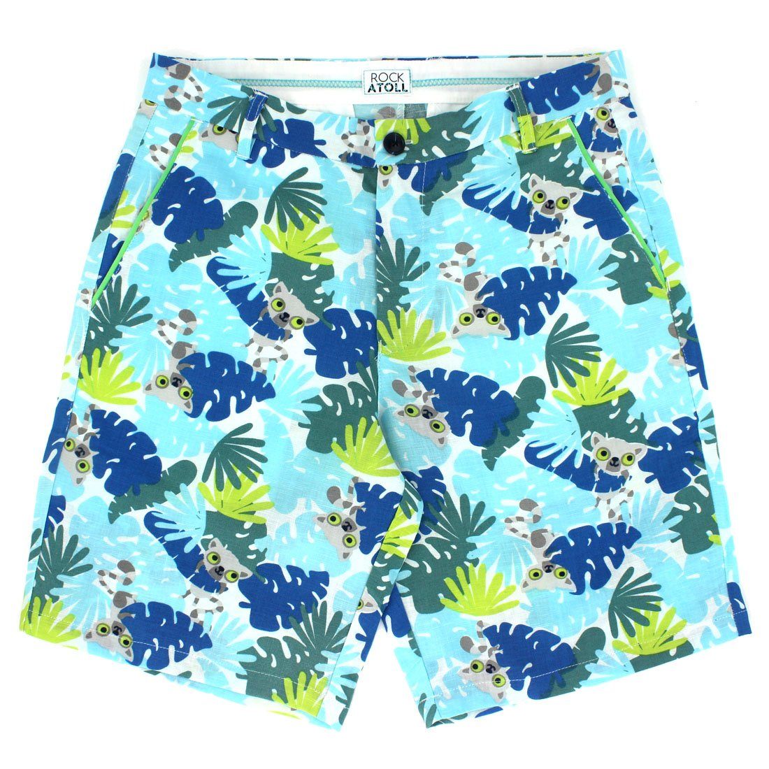 Lemurs and Palm Trees All Over Print Men's Shorts