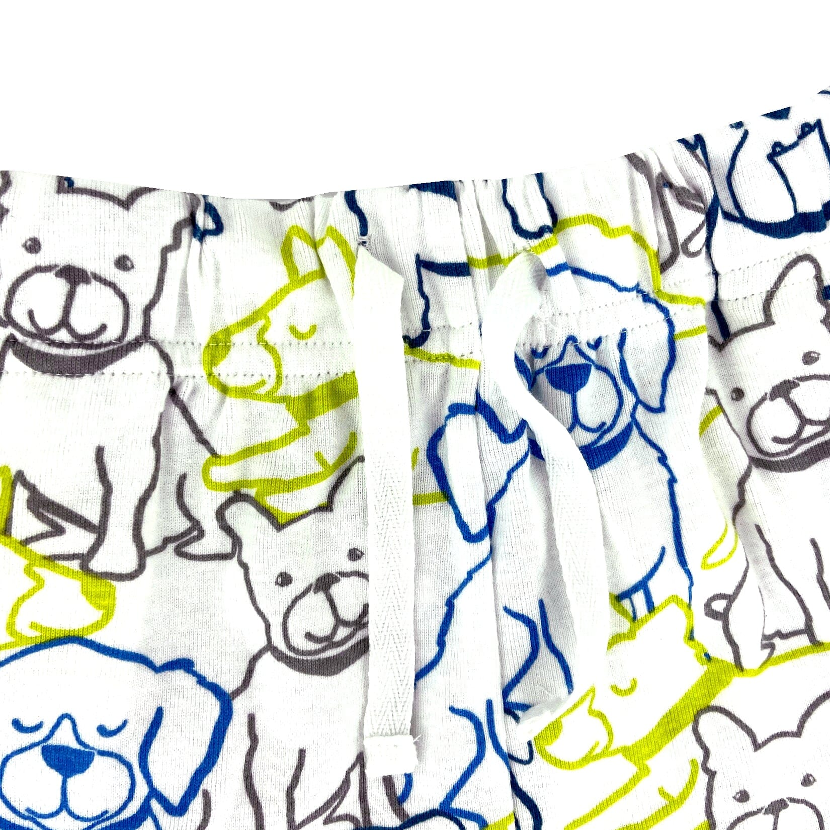 Women's Cute Puppy Dog All-Over-Print Cotton Jersey Knit Pajama Shorts