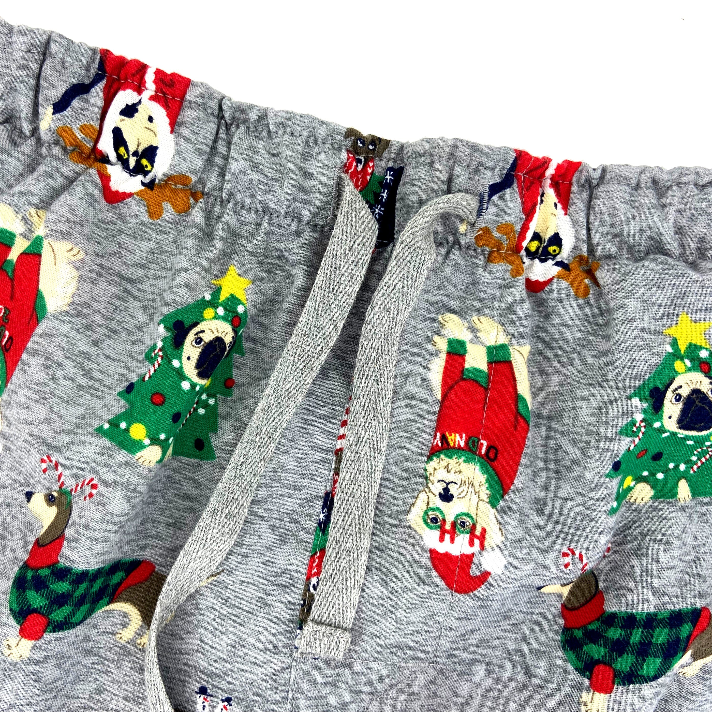 Men's Christmas Festive Cats and Dogs Patterned Long Pajama Pants