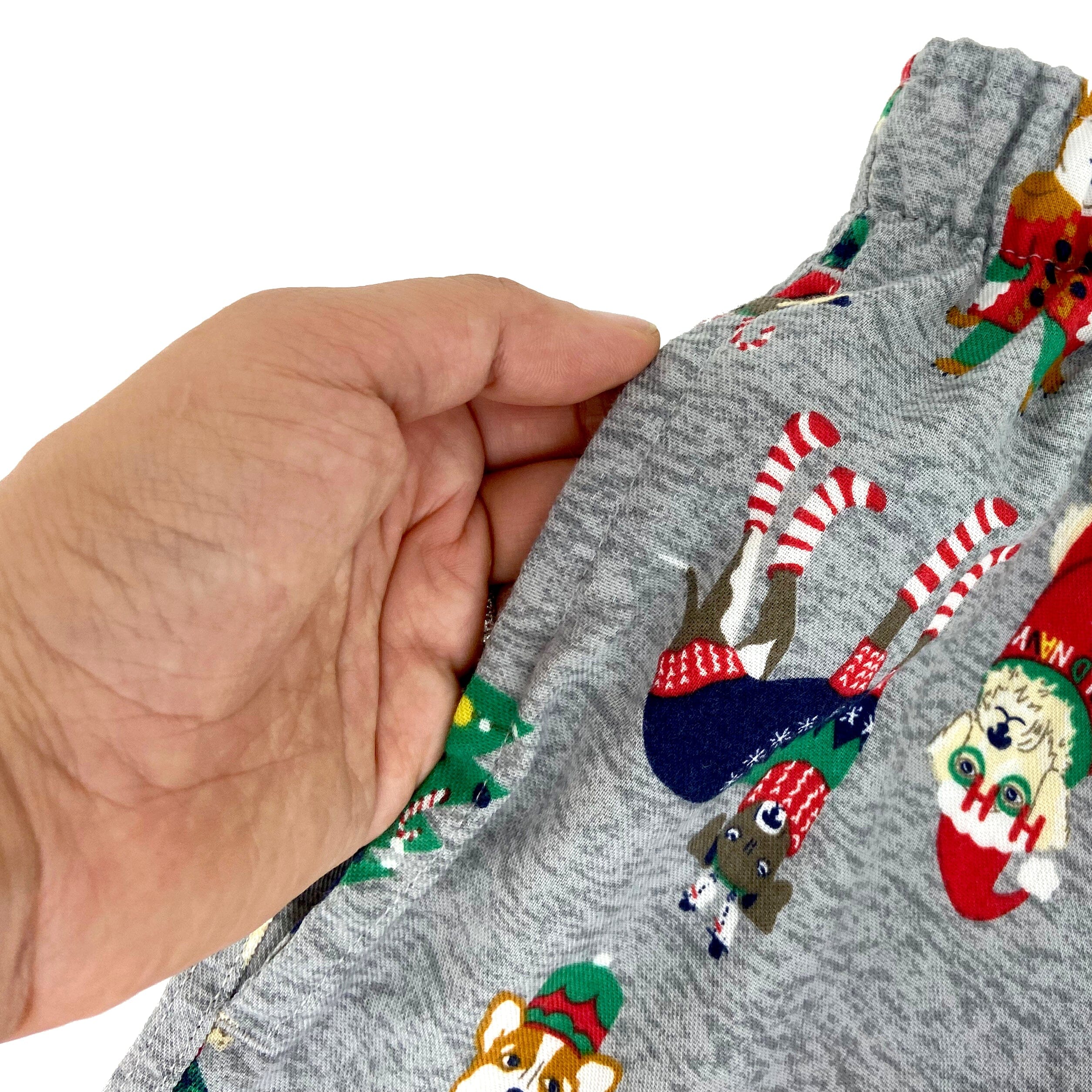 Men's Christmas Festive Cats and Dogs Patterned Long Pajama Pants