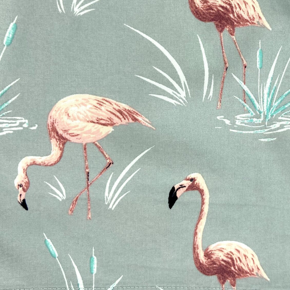 Men's Classic Flamingo Novelty Print Cotton Boxer Shorts Underwear