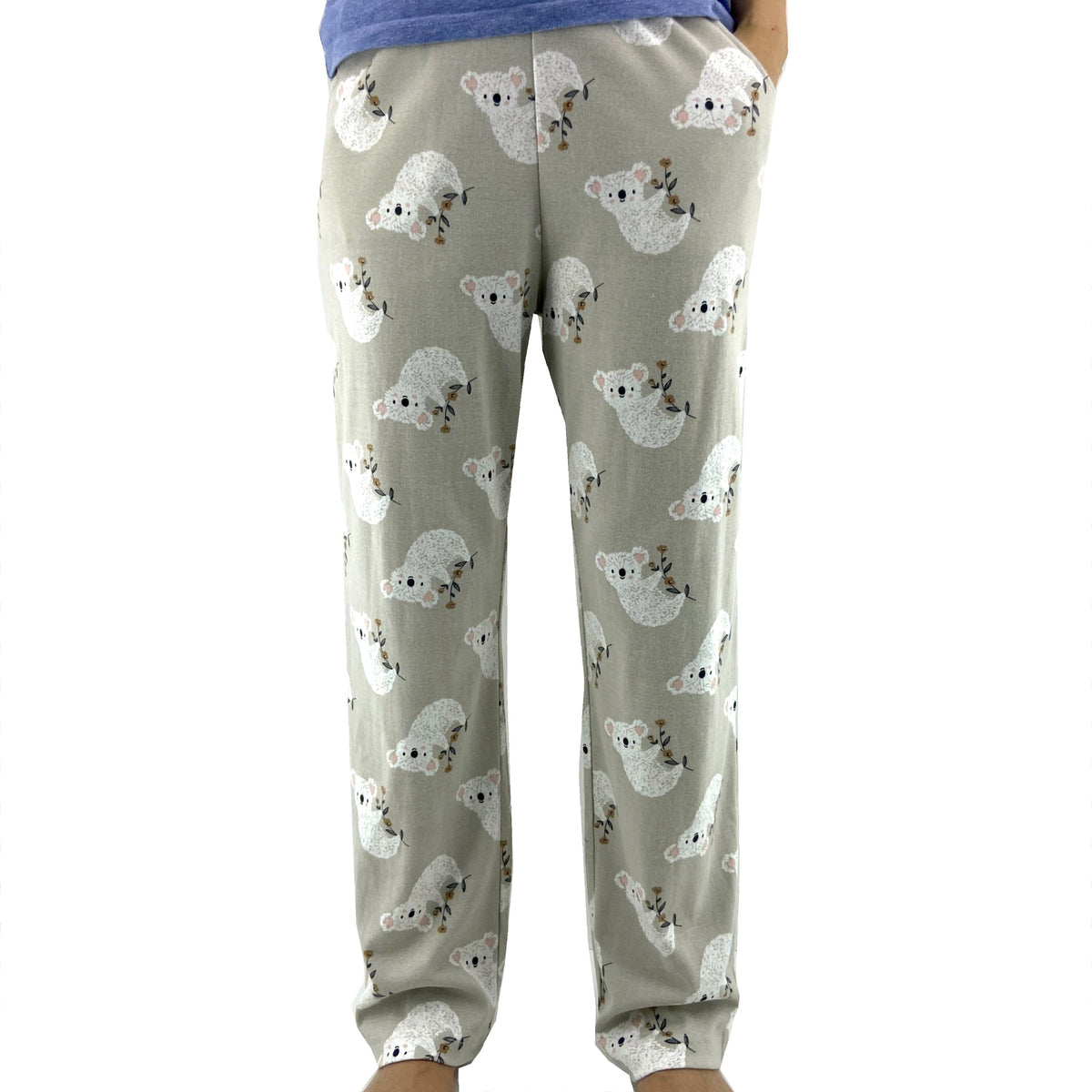 Koala Print Pajama Pants, Women Soft Flannel Sleepwear, Comfy Loose Fit Lounge  Pants, Easy Pull up Pajama Bottoms, Koala Theme Pajama Gifts -  Canada
