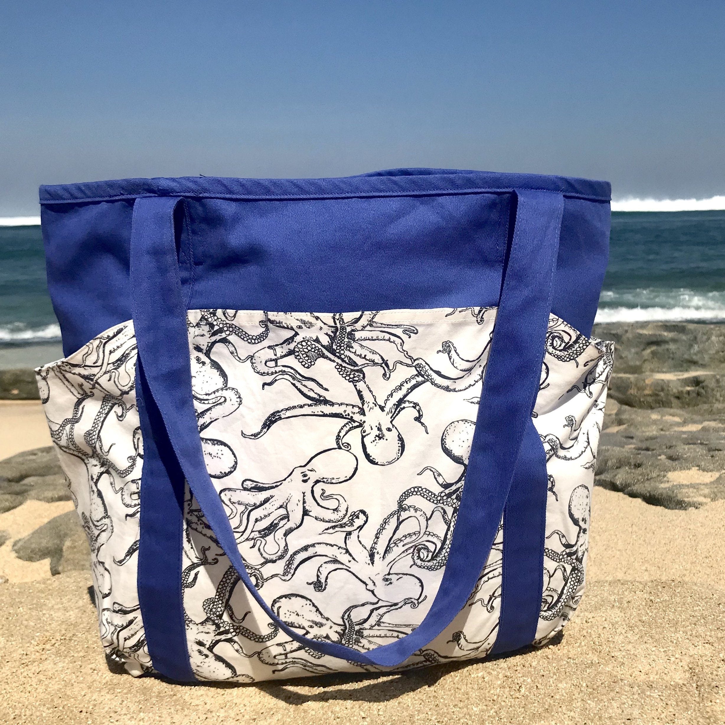 These octopi might not crack you up but they will probably make you smile if you love sea creatures or being by the sea. The ocean inspired print features an octopus all over print and is perfect for weekend trips to the beach!