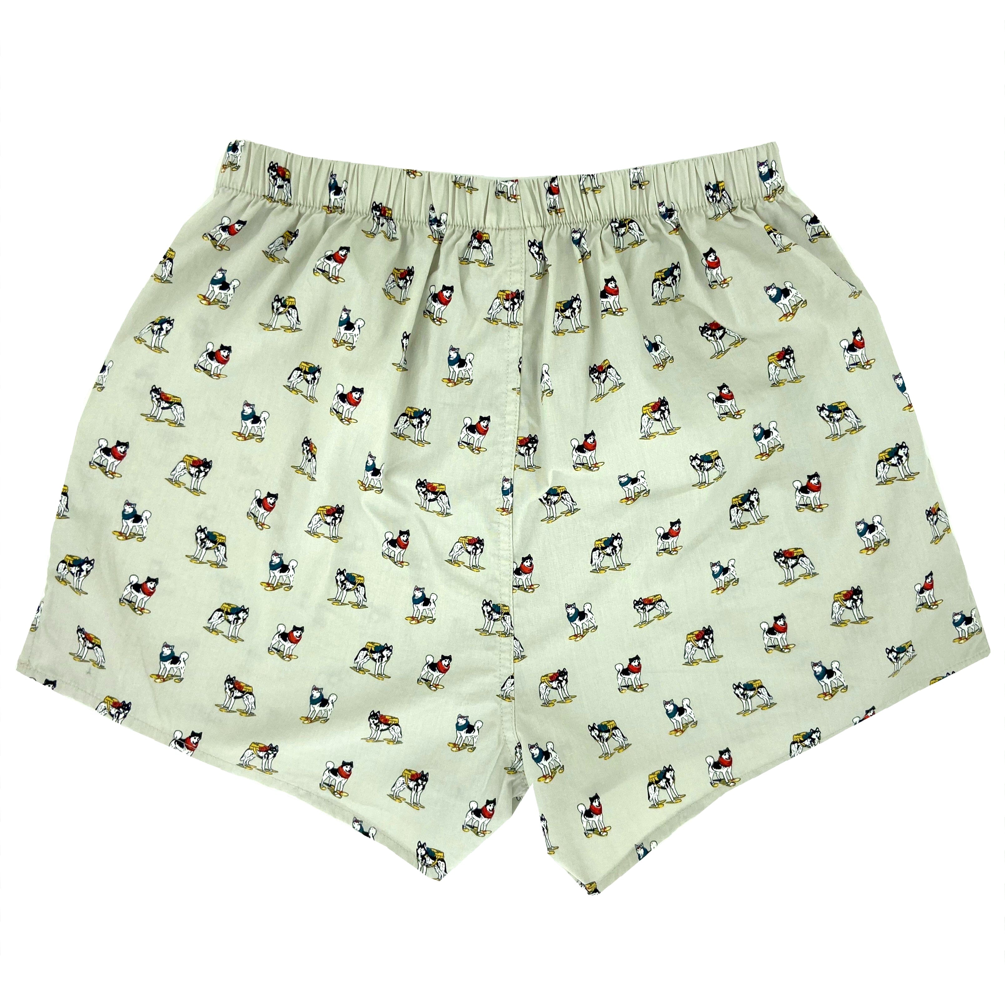 Husky Patterned Boxers For Men. Buy Men's Dog Print Boxer Shorts Here