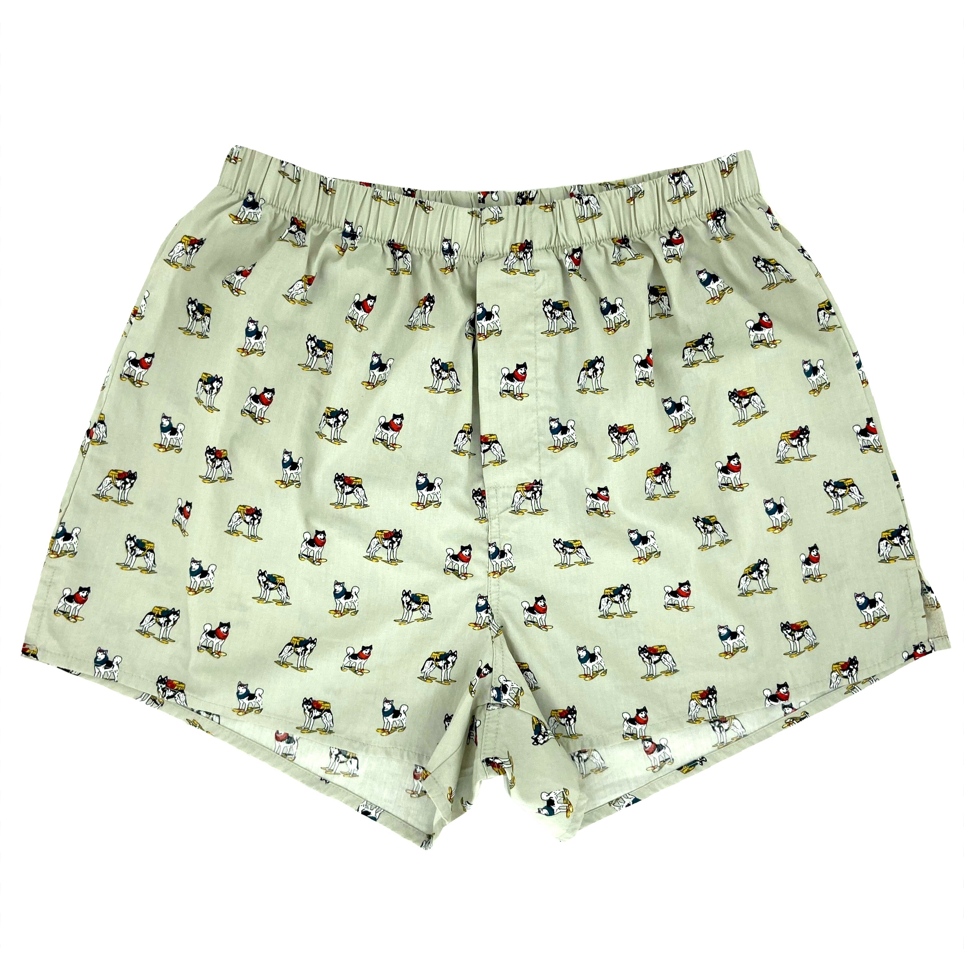 Husky Patterned Boxers For Men. Buy Men's Dog Print Boxer Shorts Here