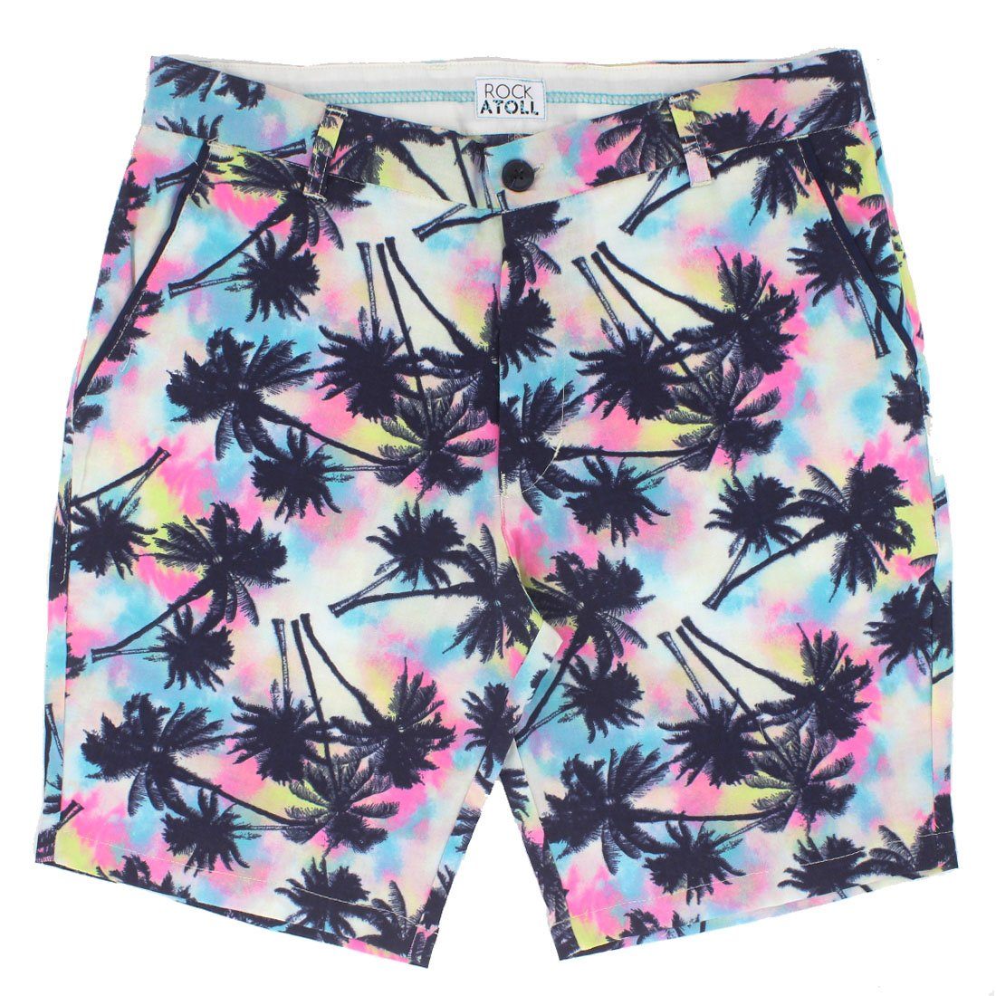 Rock Atoll Bold Colorful Print Men's Shorts Preppy Fit