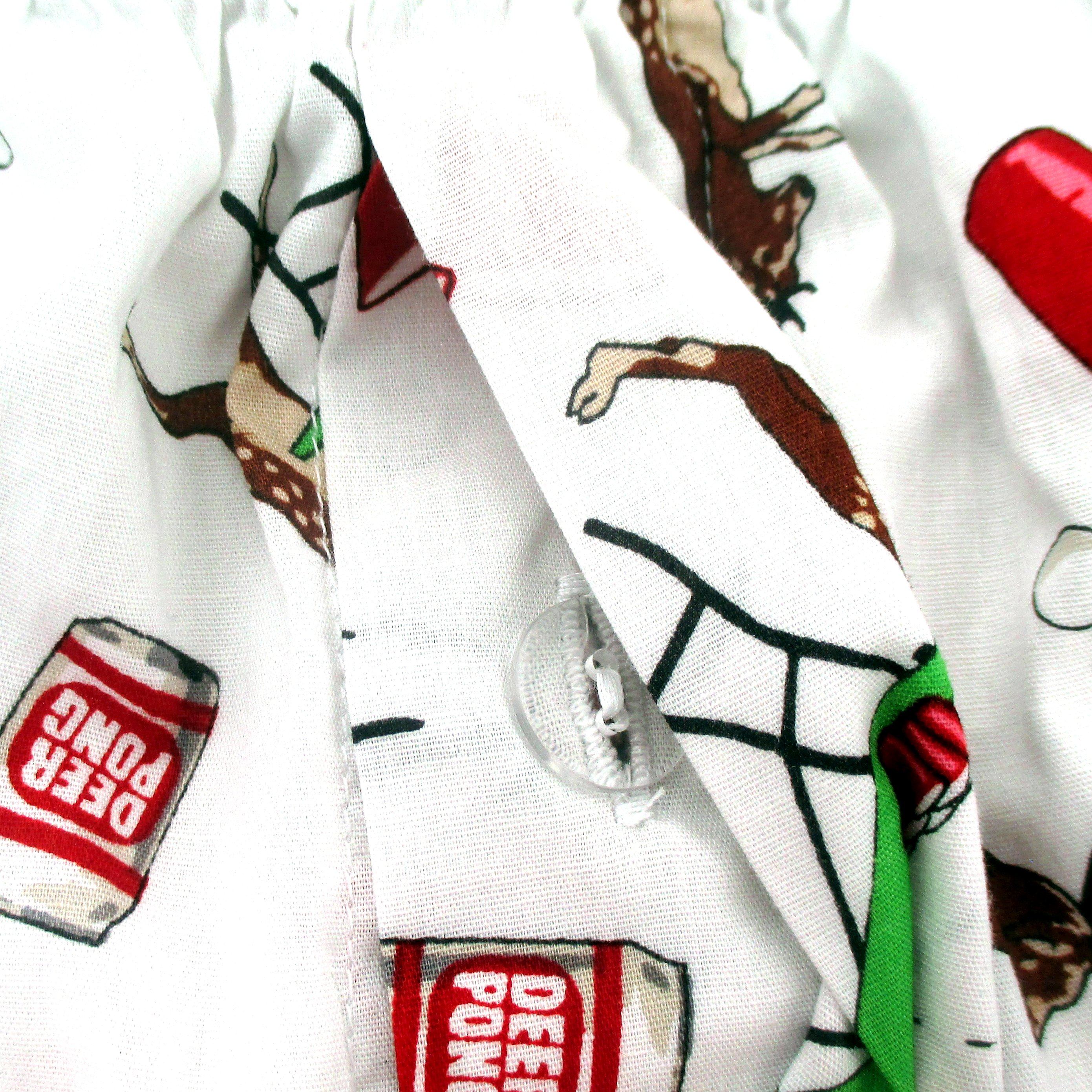 Funny Deer Playing Beer Pong All Over Print Print Cotton Boxer Shorts