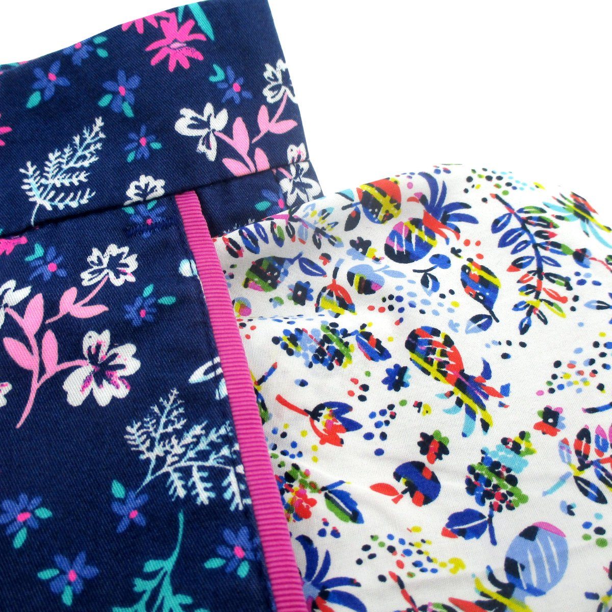 Rock Atoll Contrasting Lining Pockets in Fun Prints