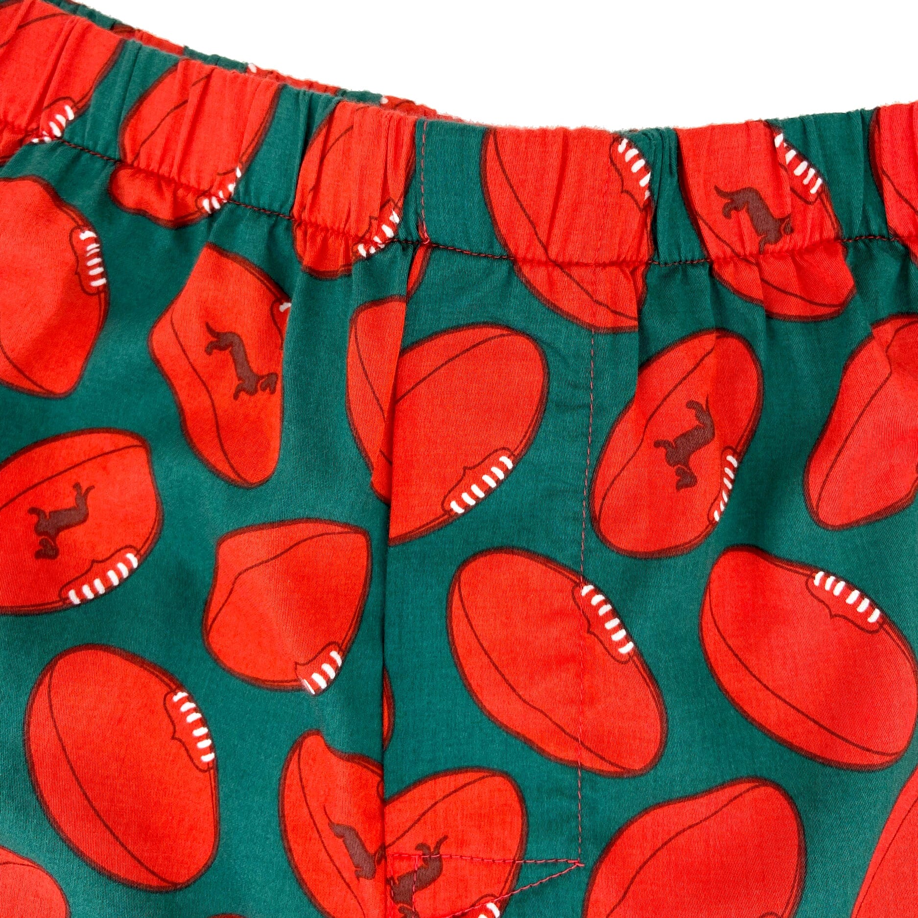 Men's Sport Themed Football Patterned Cotton Boxer Shorts Underwear