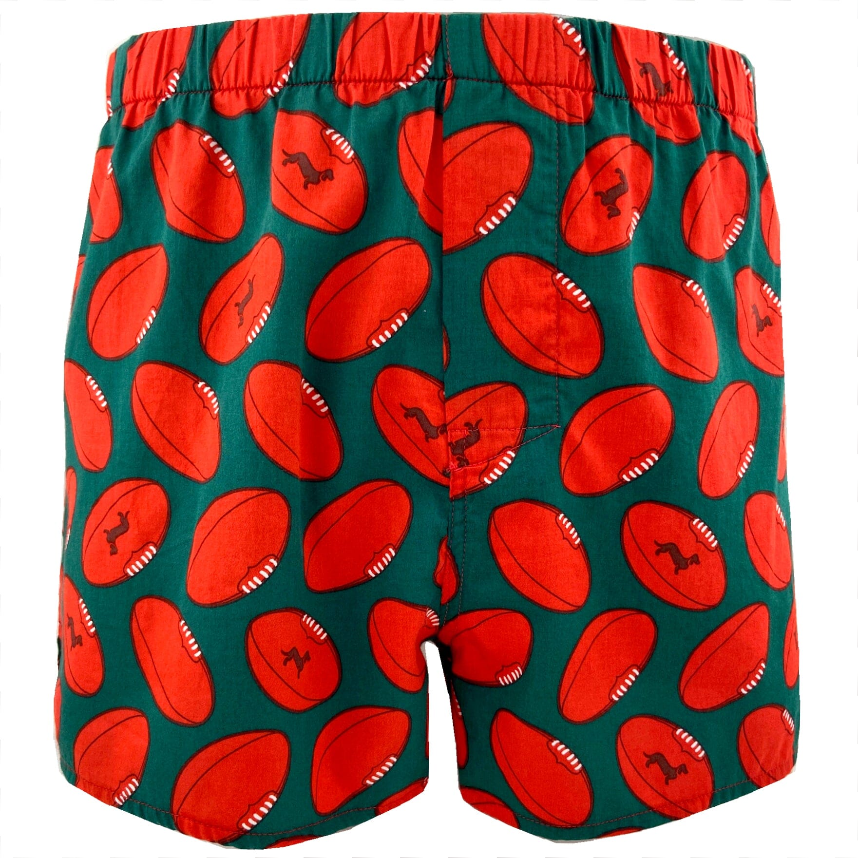 Men's Sport Themed Football Patterned Cotton Boxer Shorts Underwear